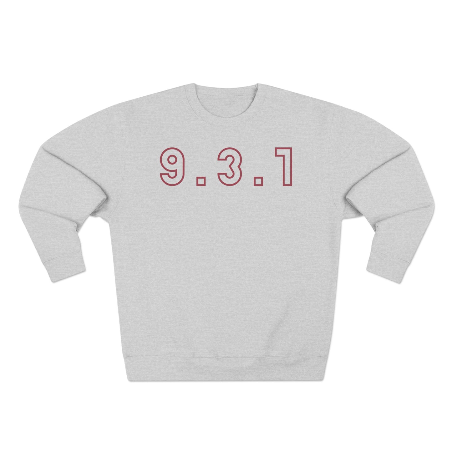 931 Crewneck Marron Words