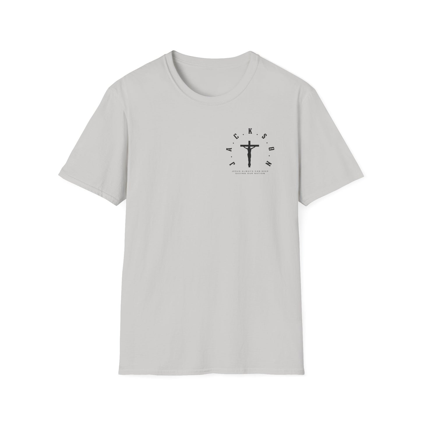 Jackson Believing Christian Black Letters & Cross
