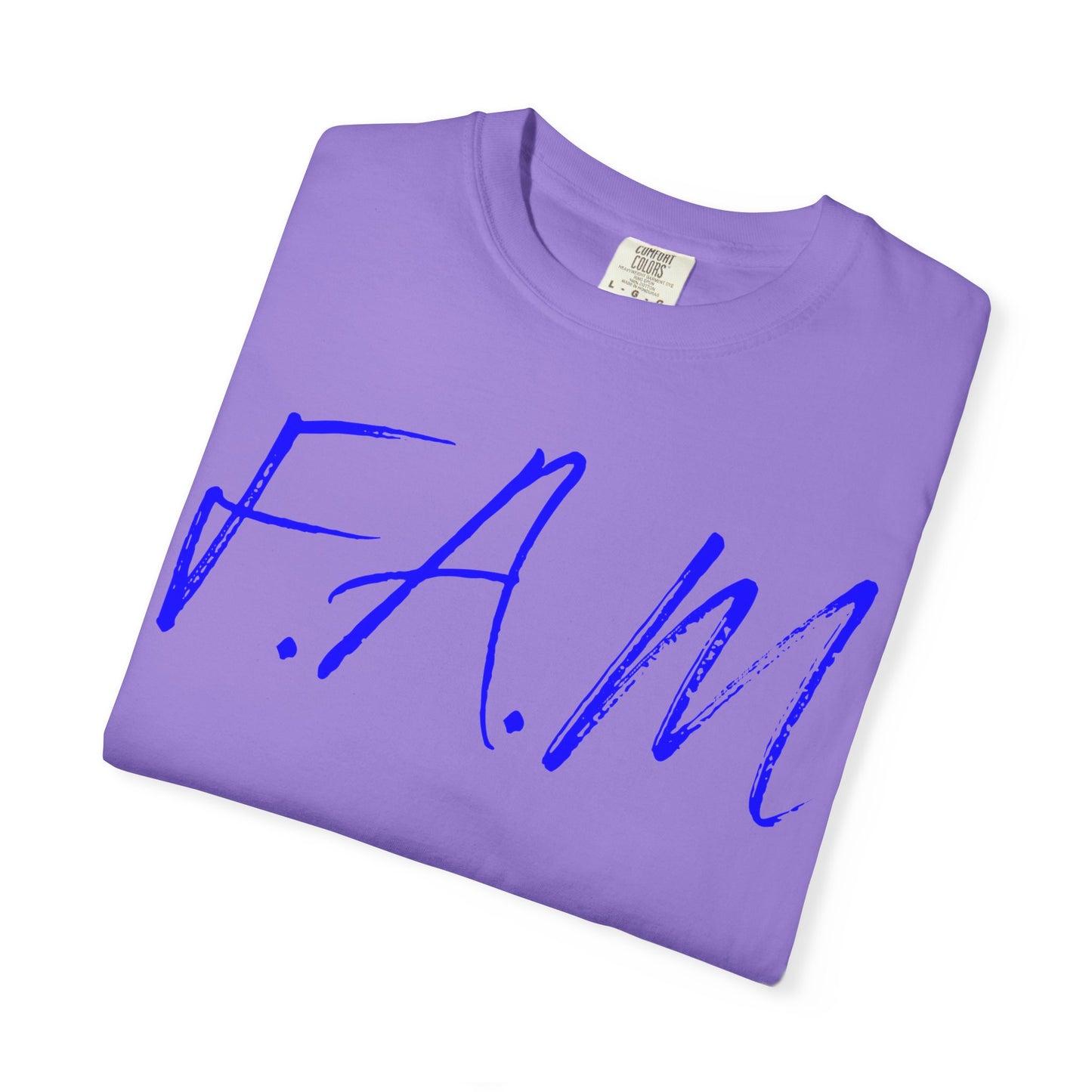 Fam Christian Blue Letters & Image