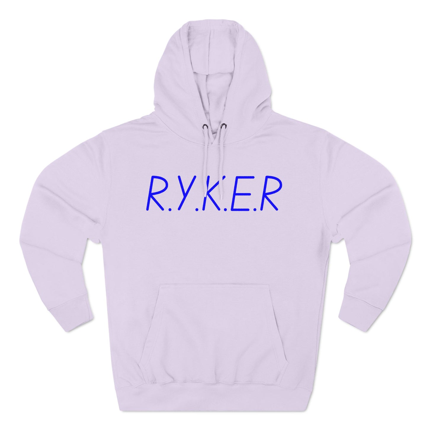 RYKER Christian Blue Letters Hoodie