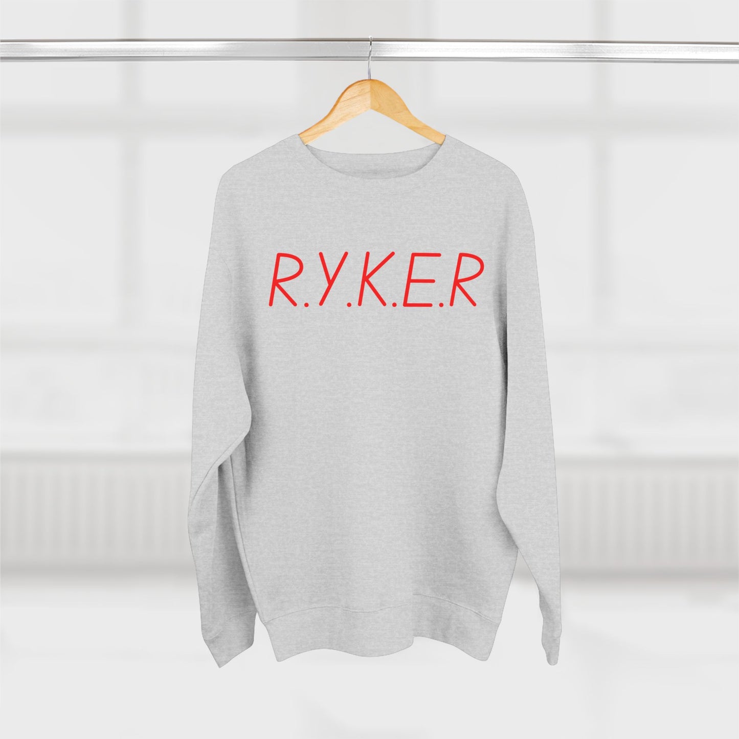 RYKER Christian Red Letters Crewneck