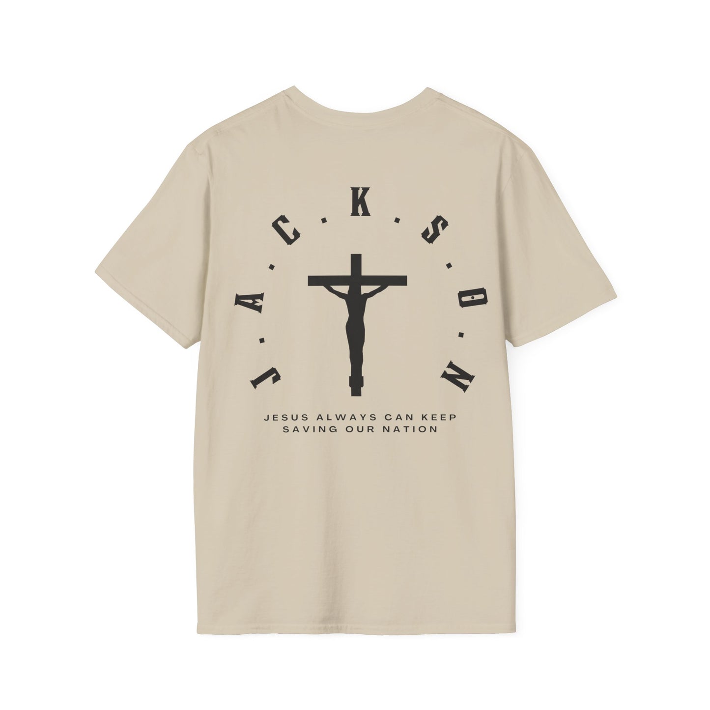 Jackson Believing Christian Black Letters & Cross