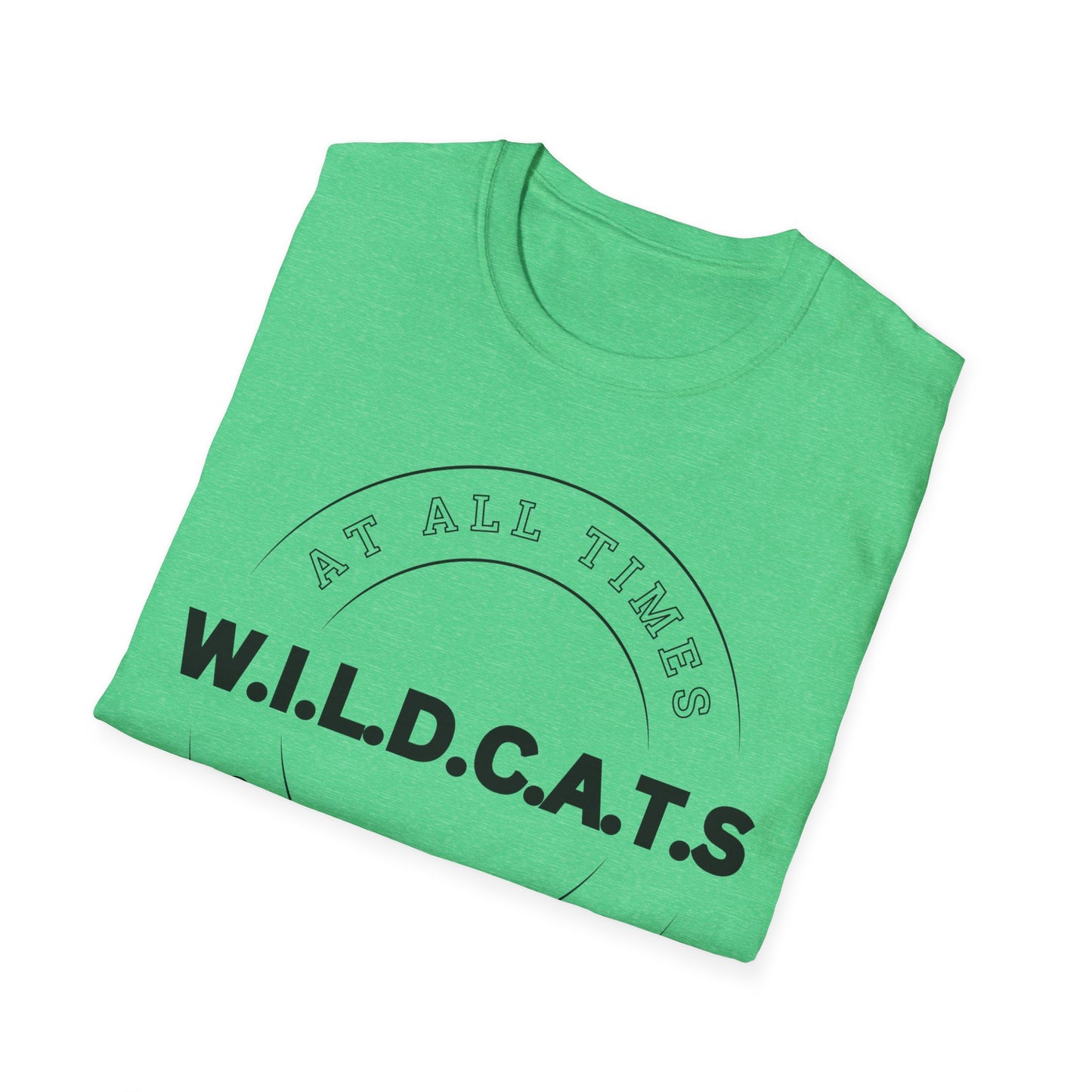 Wildcats Christian Black Letters & Picture