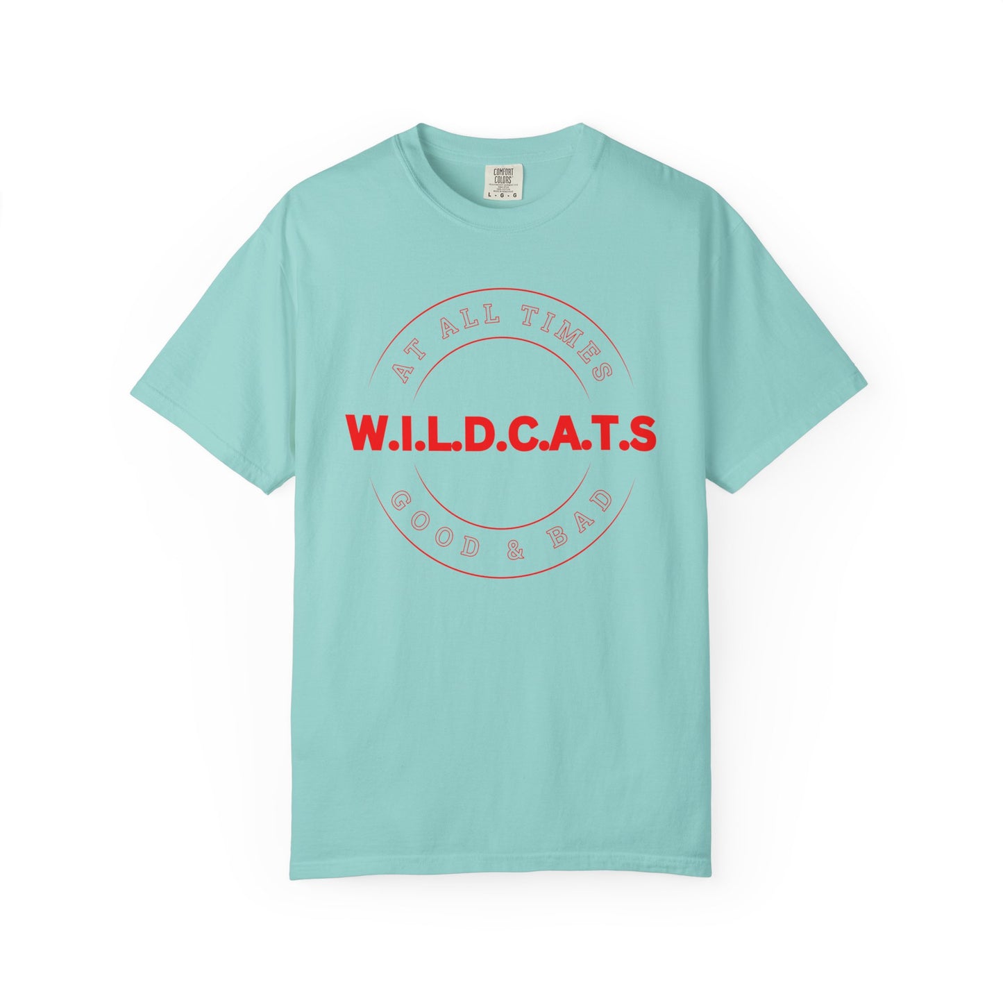 Wildcats Christian Red Letters & Picture