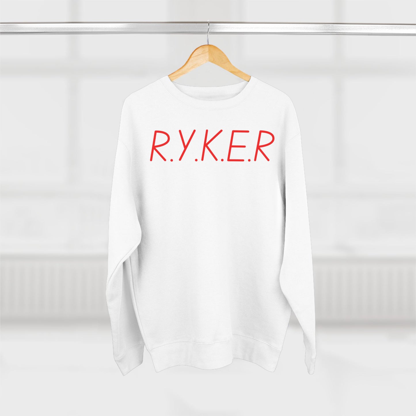 RYKER Christian Red Letters Crewneck