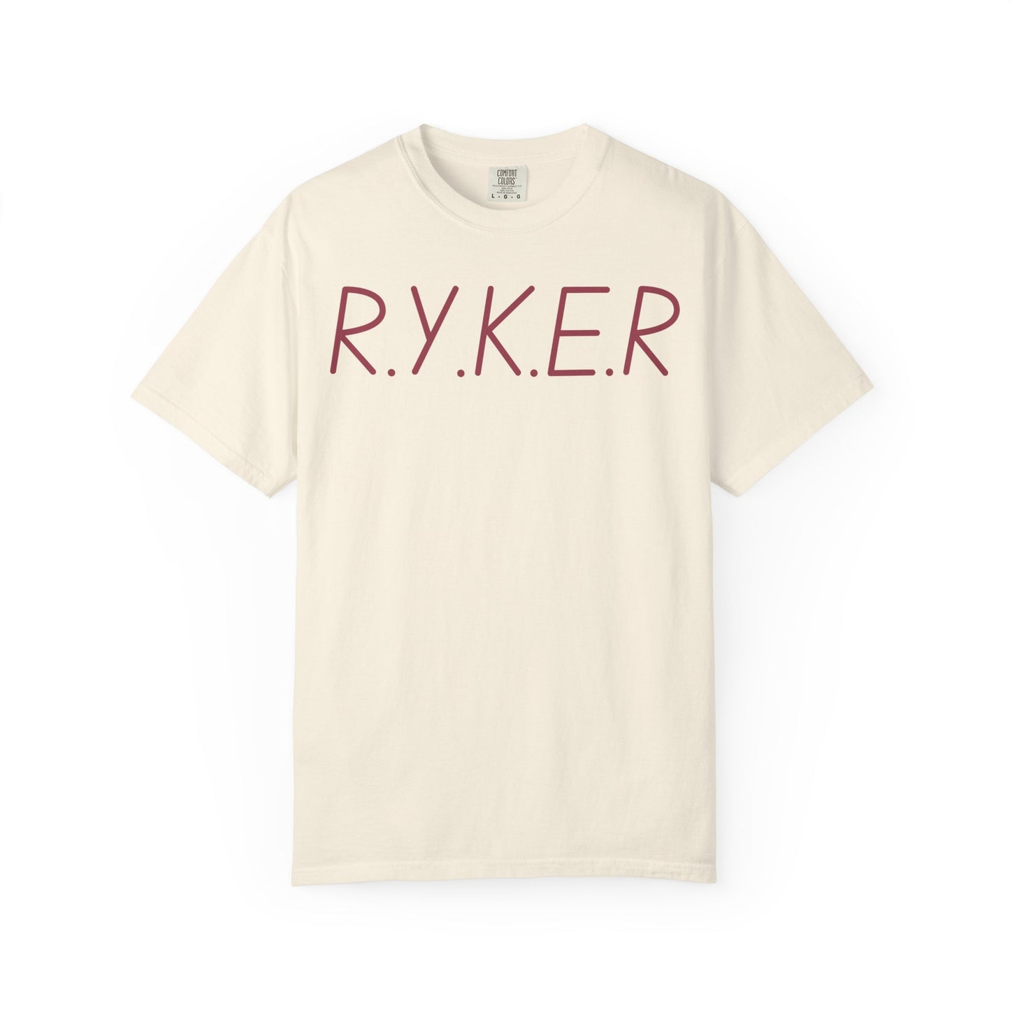 RYKER Christian Marron Letters