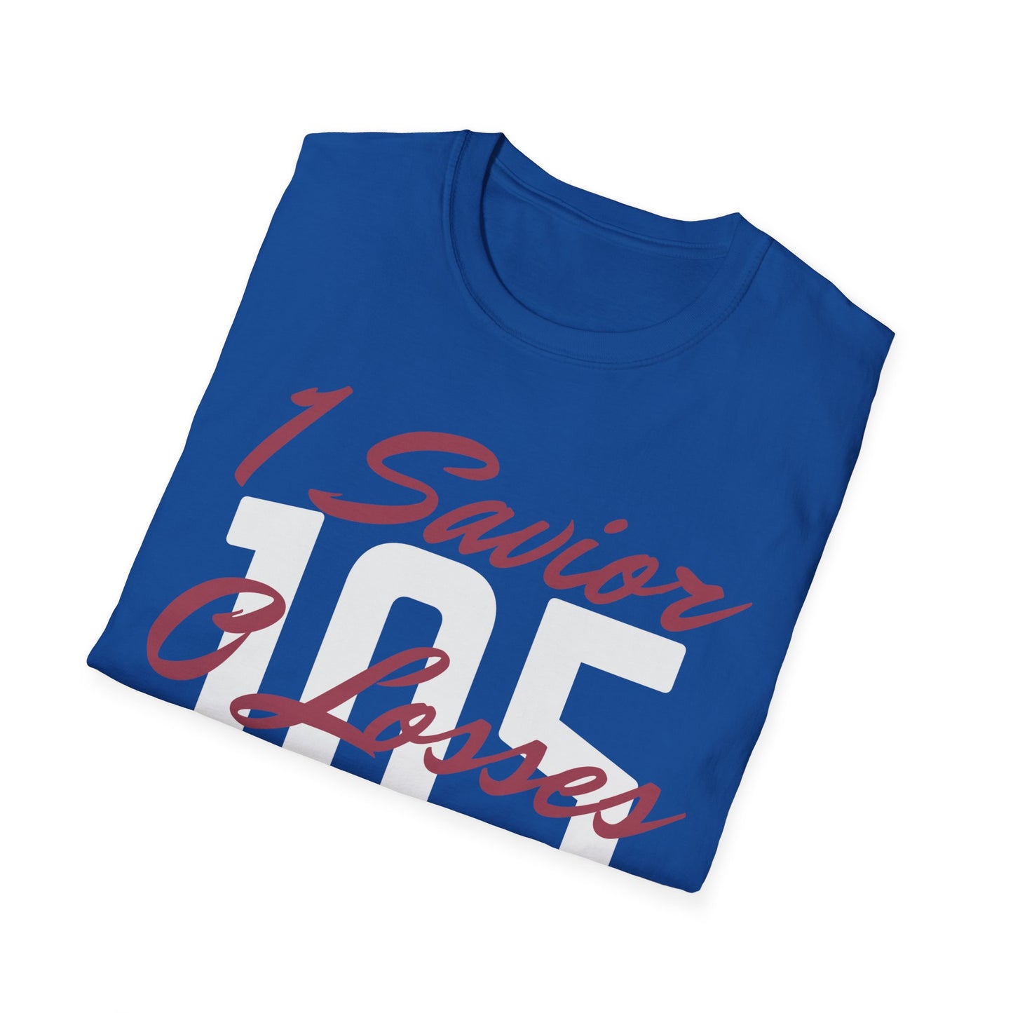 Adult 105 Christian Marron and White Letters