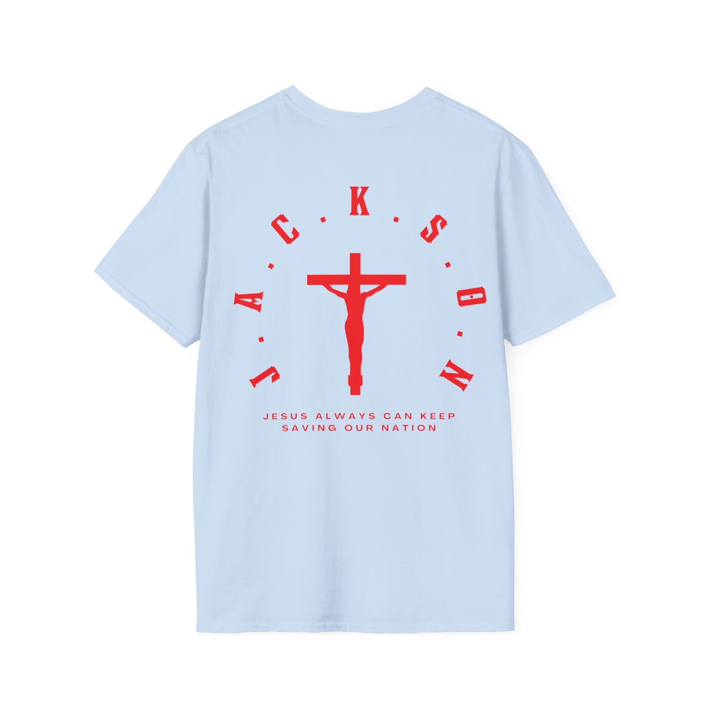 Jackson Believing Christian Red Letters & Cross