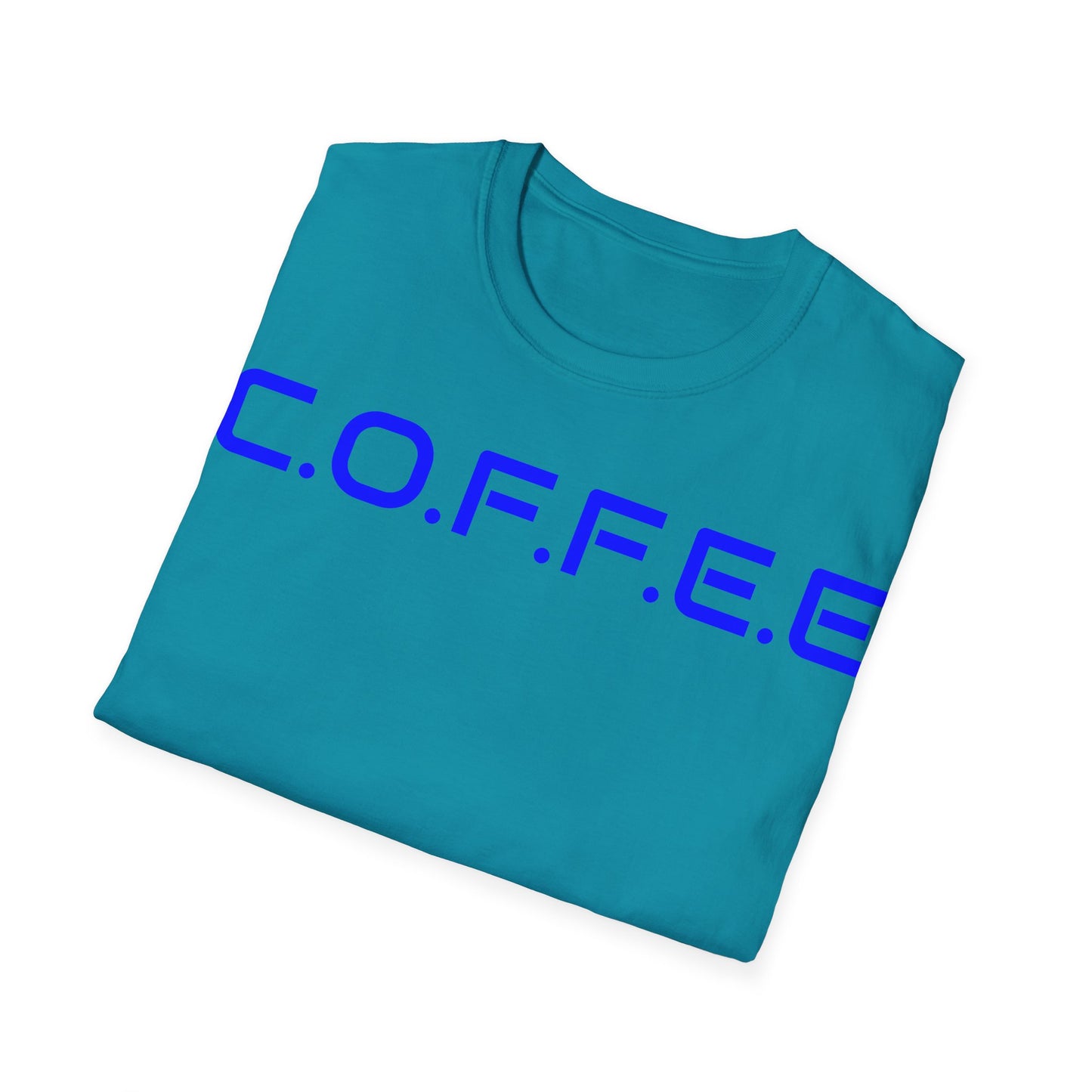 Adult Coffee Christian Blue Words Only