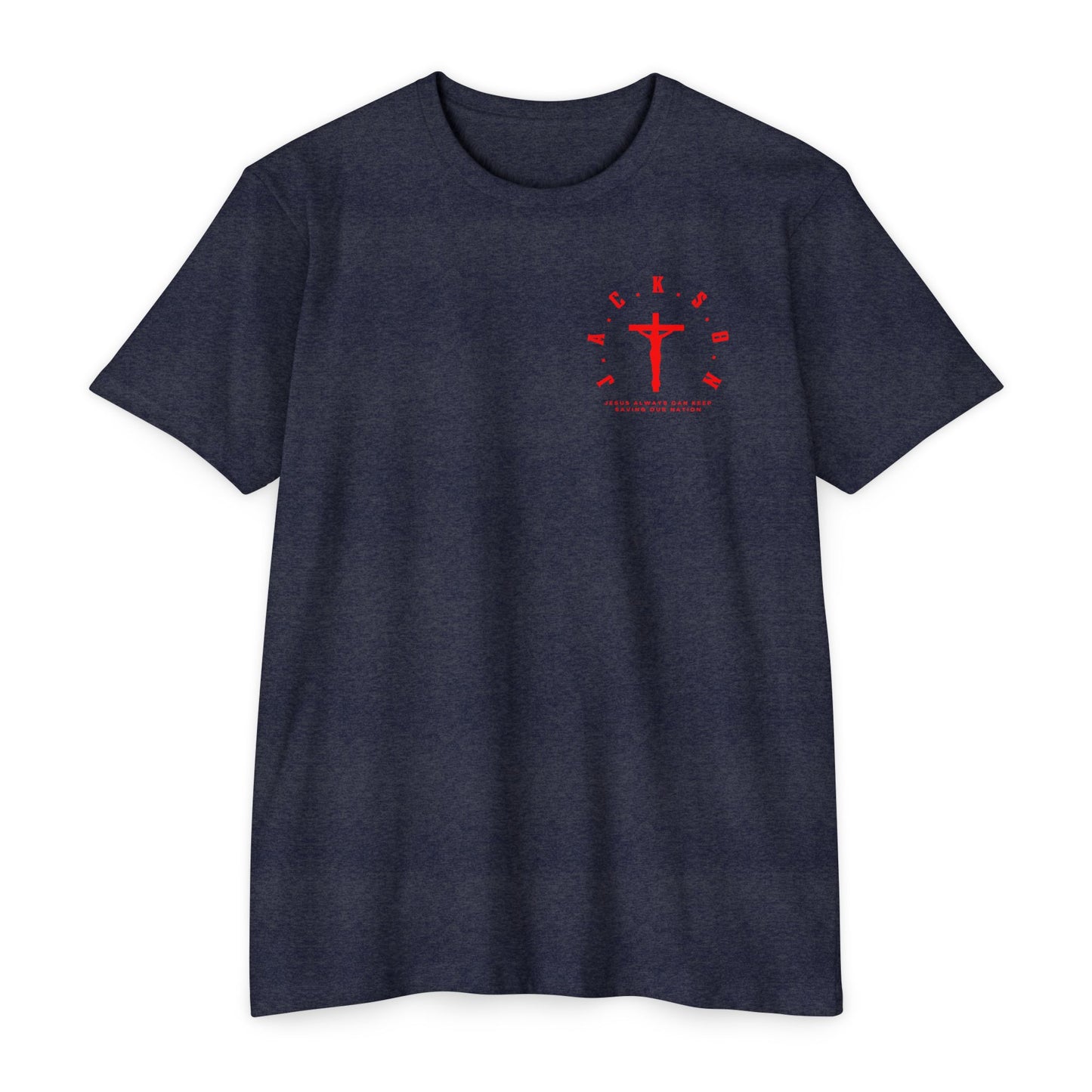 Jackson Red Cross & Letters Blended