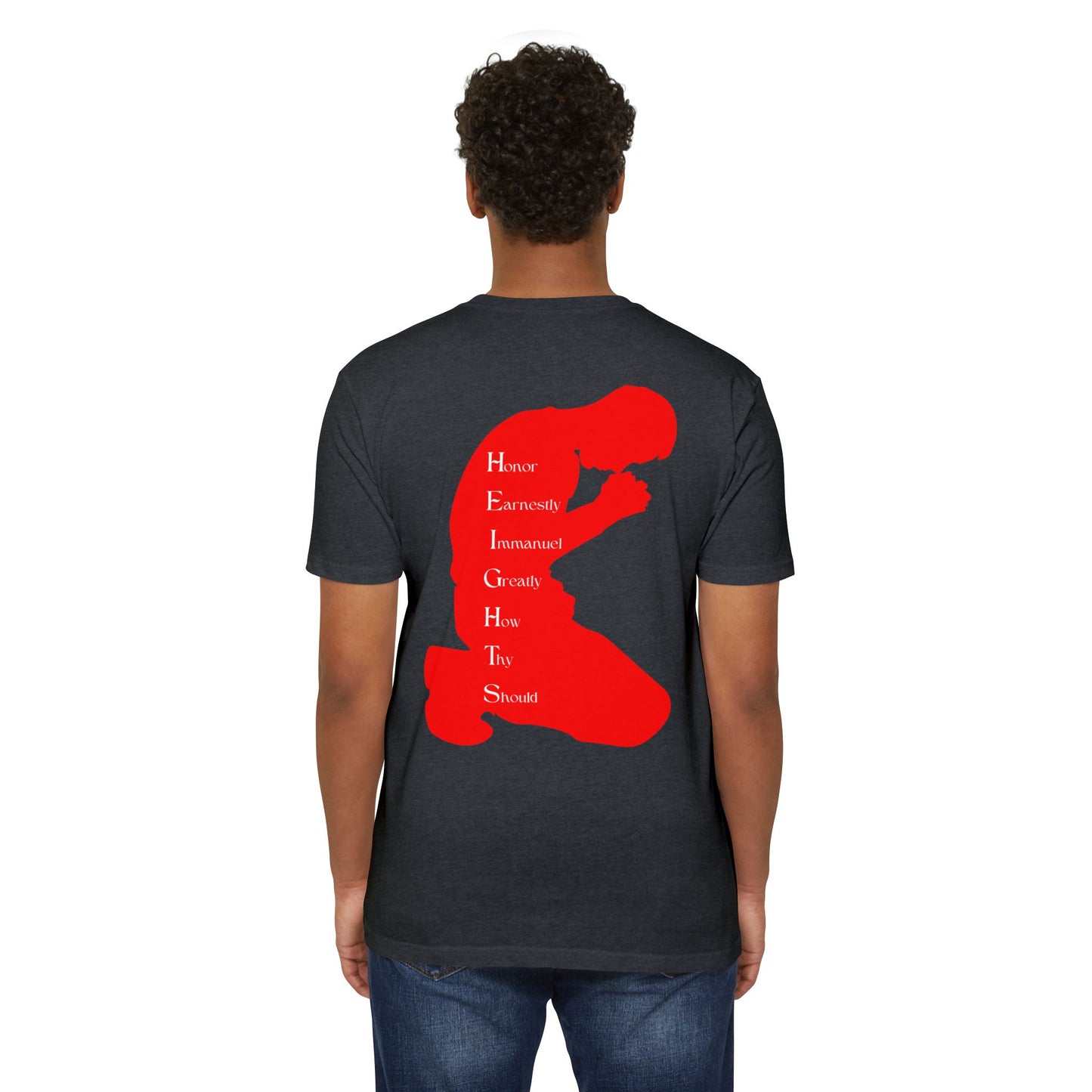 Heights Christian Red Letters & Image Blended