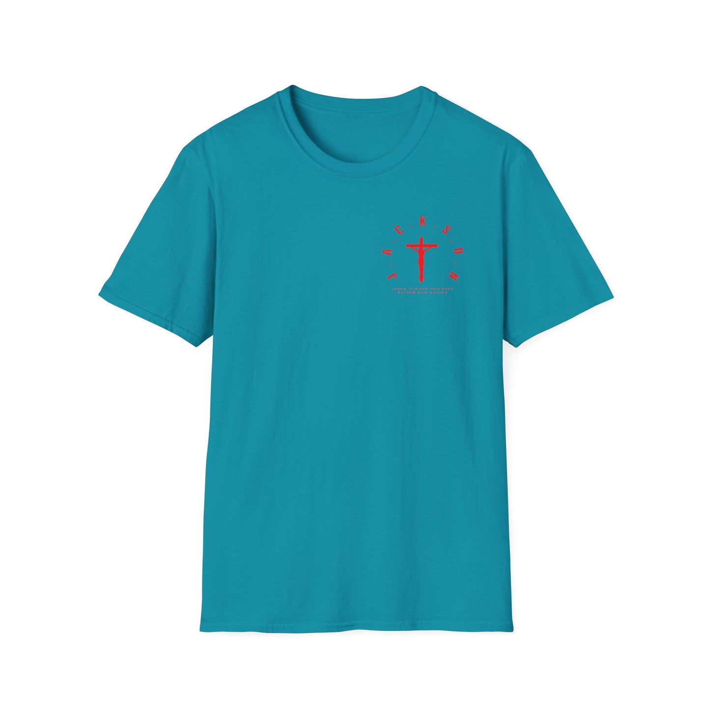 Jackson Believing Christian Red Letters & Cross