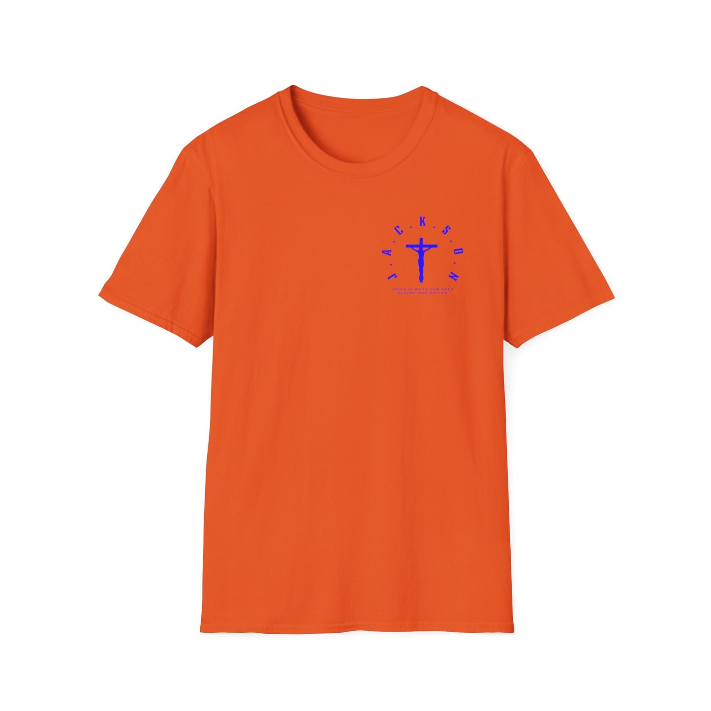 Jackson Believing Christian Blue Letters & Cross