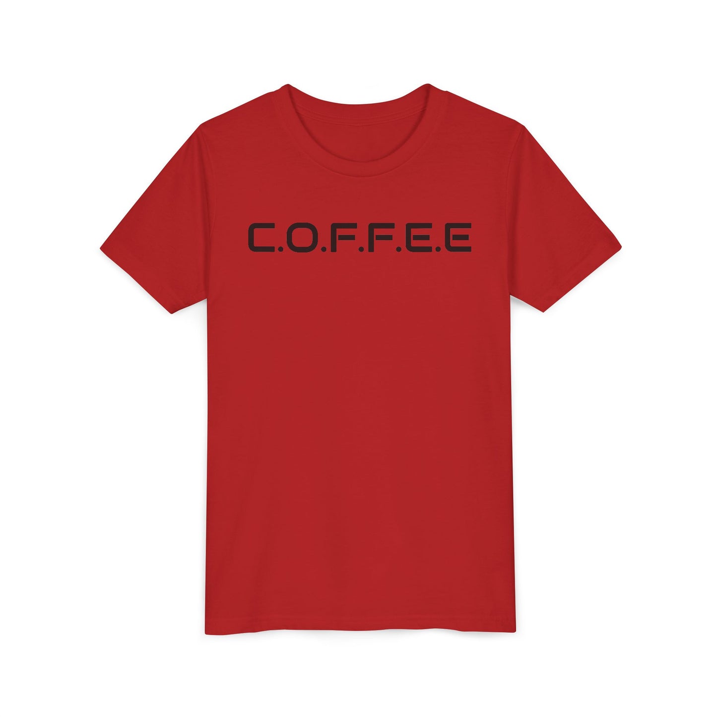 Youth Adult Coffee Christian Black Words Only