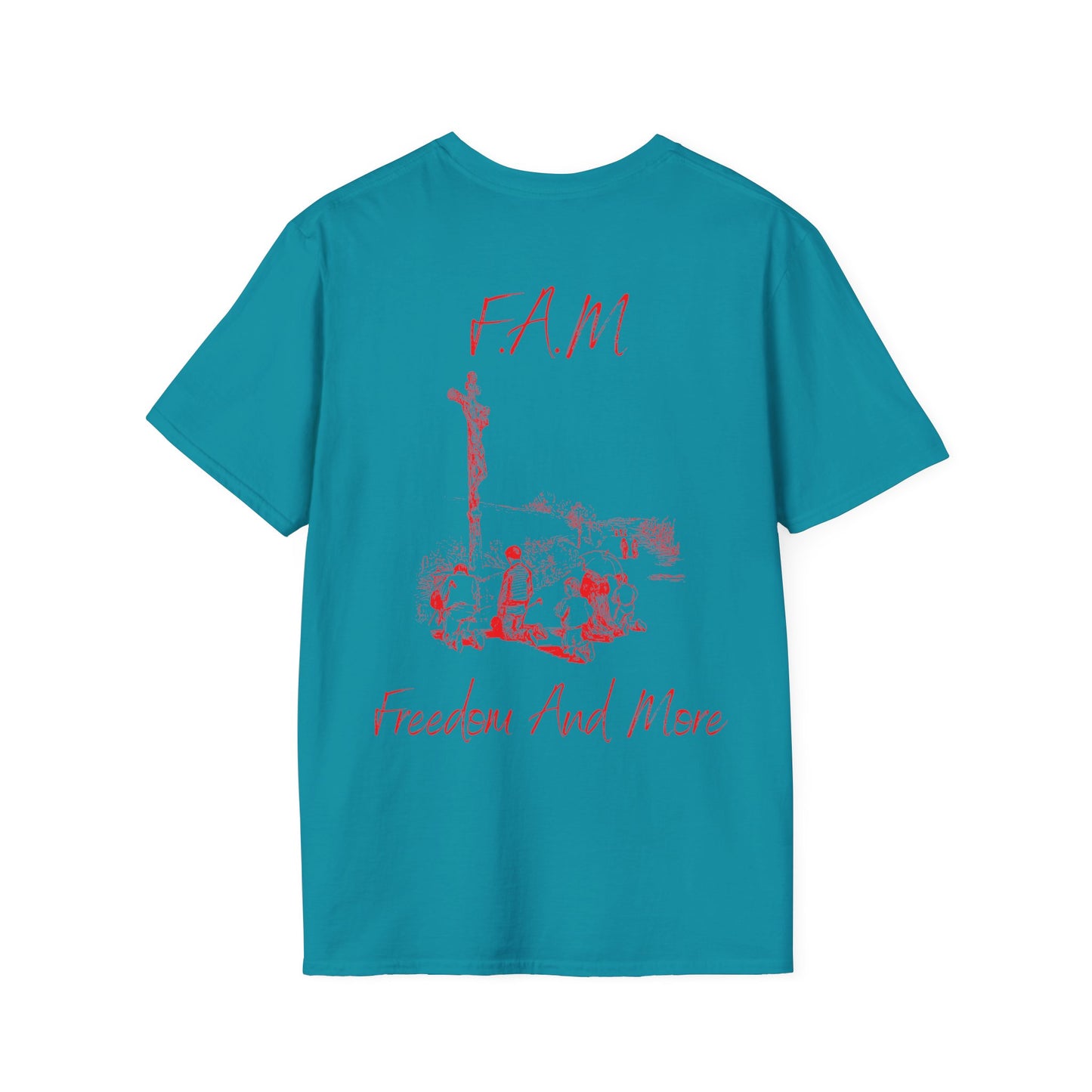 Fam Christian Red Letters & Image