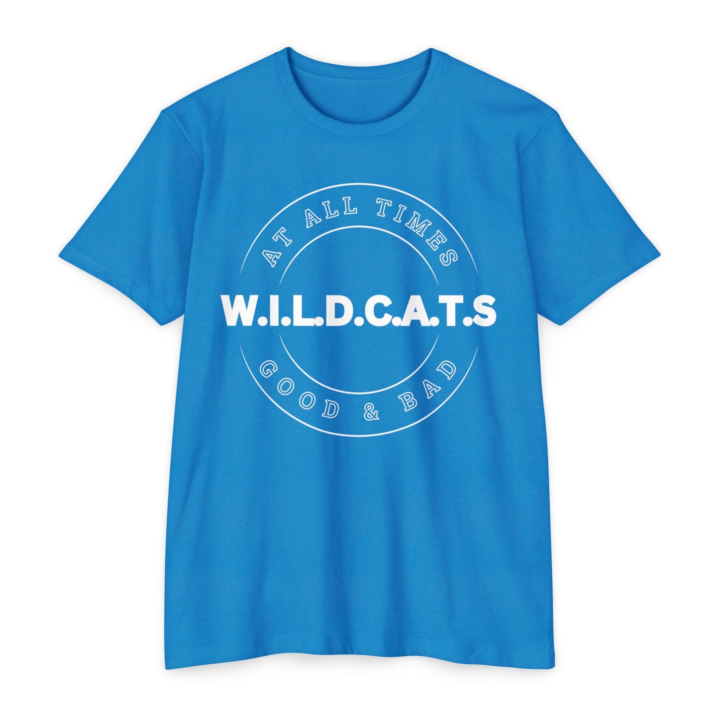 Wildcats Christian White Letters & Picture