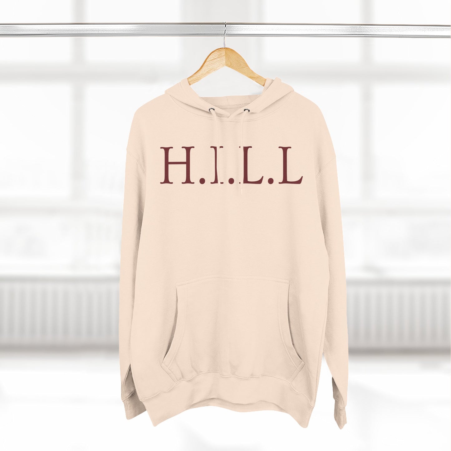 Hill Christian Marron Words Hoodie
