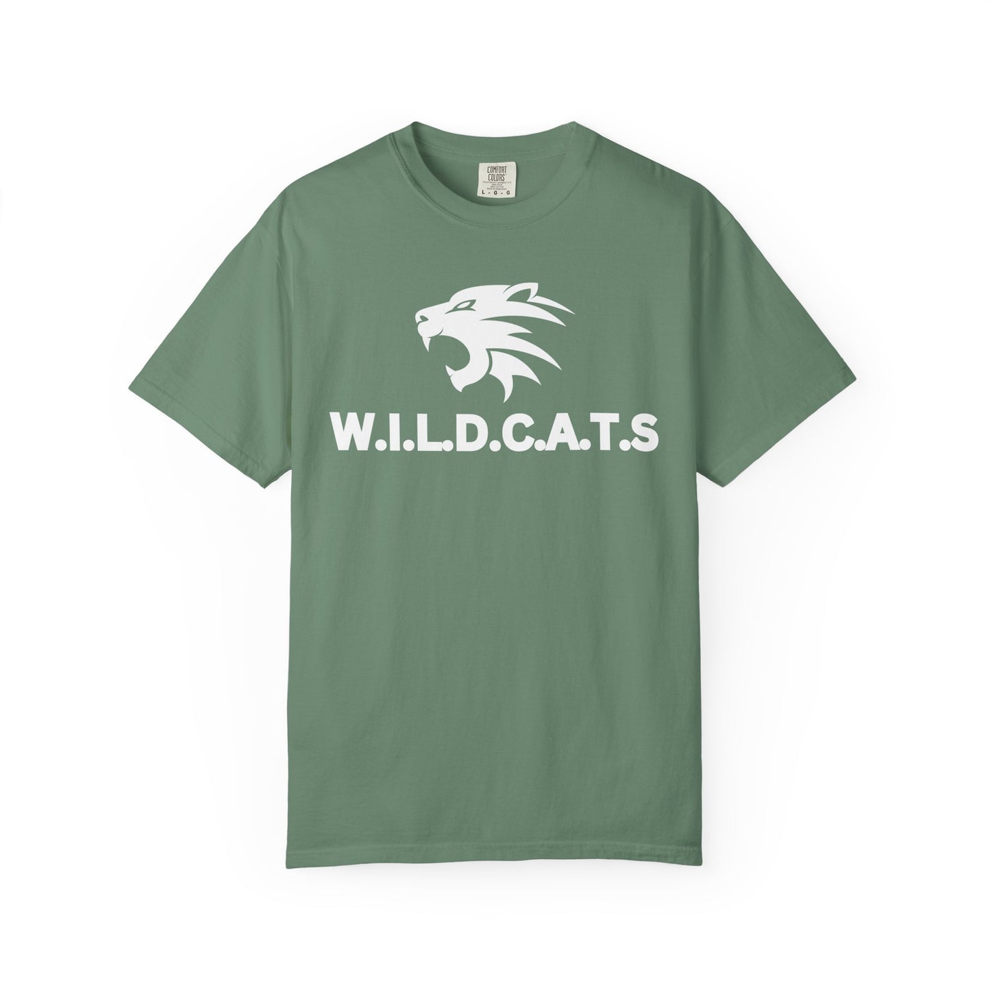 Wildcats Christian White Letters & Image Specialty