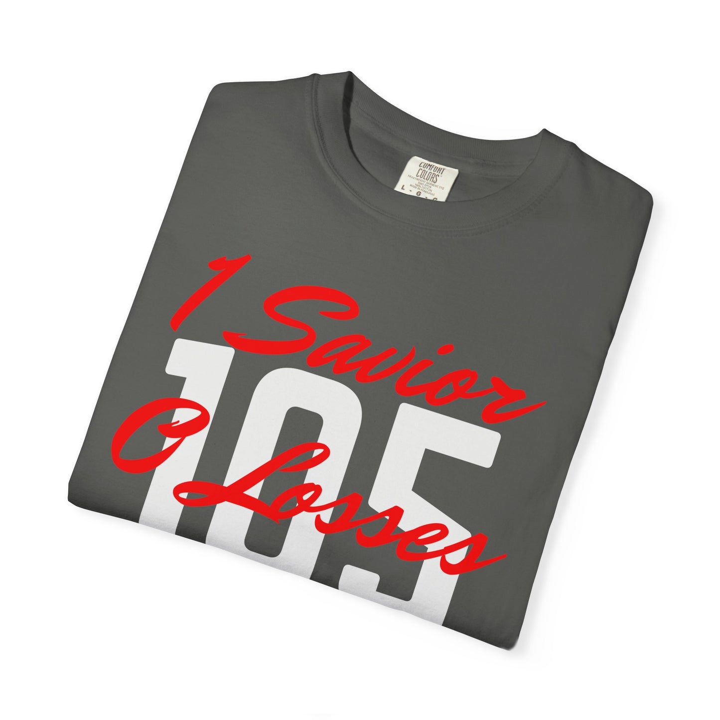 Adult 105 Christian Red and White Letters