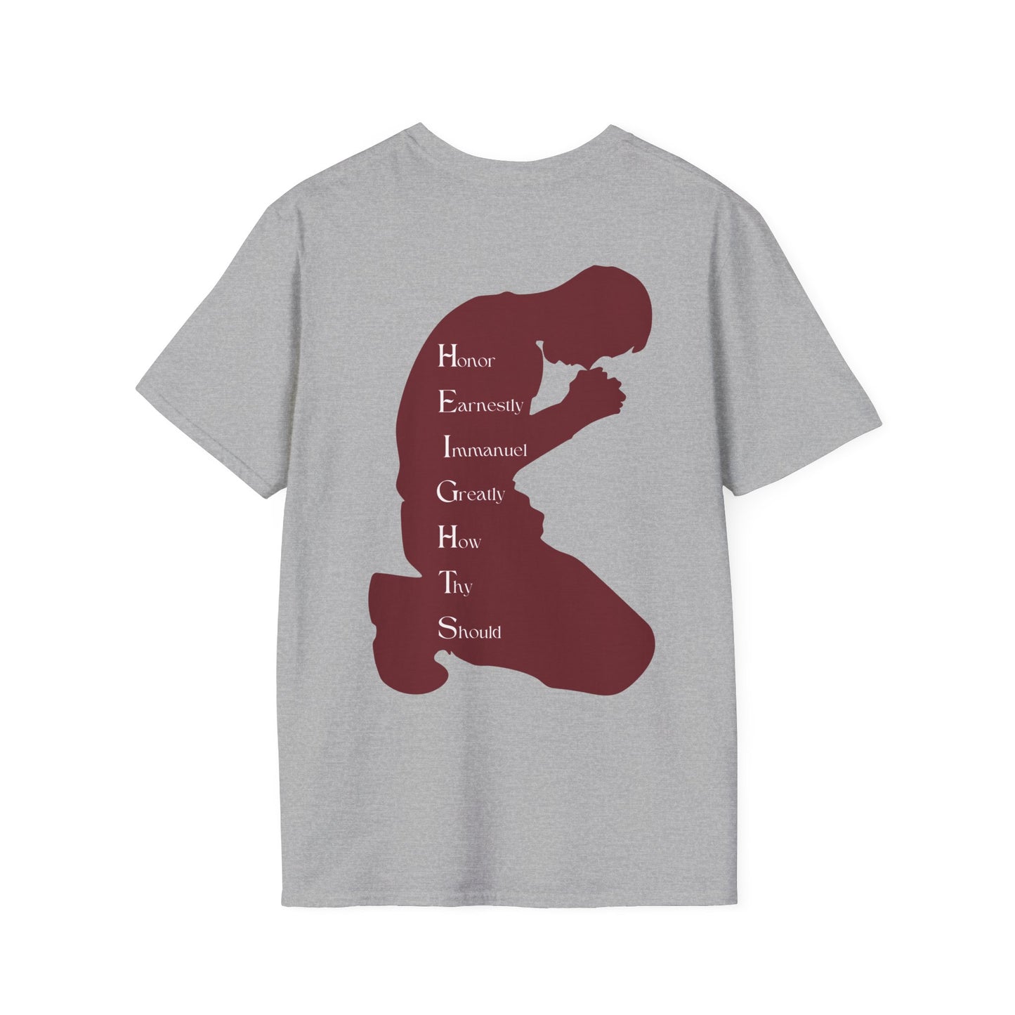 Heights Christian Marron Letters & Image