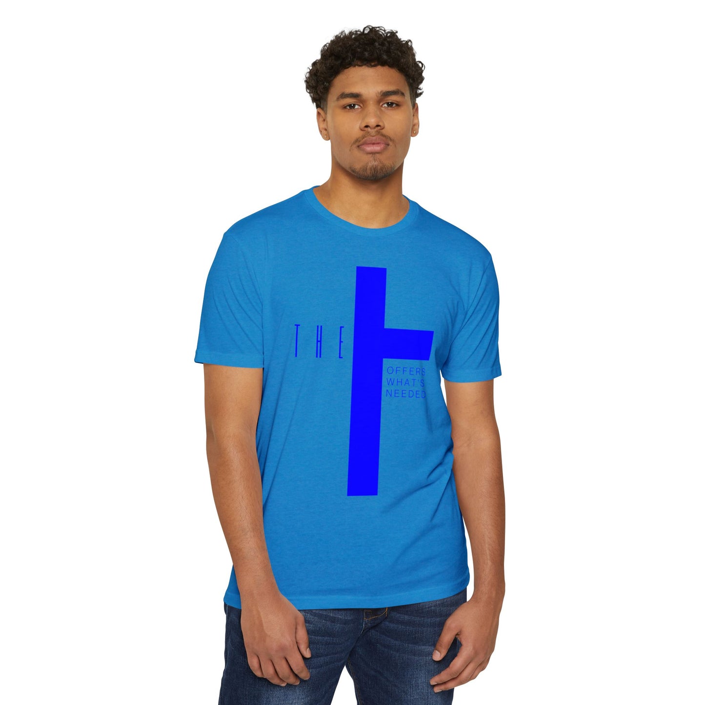 T-Town Blue Cross & Letters Blended