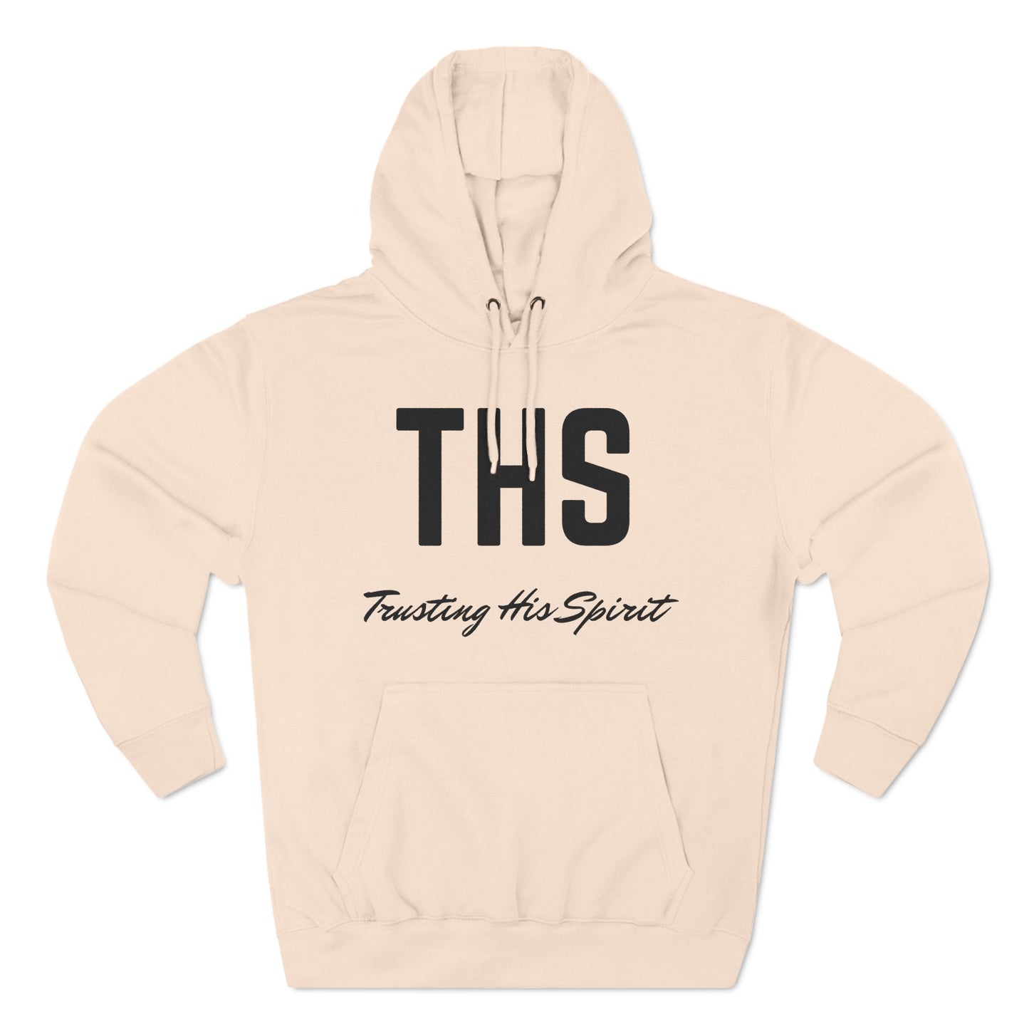 Adult THS Christian Black Letters Hoodie