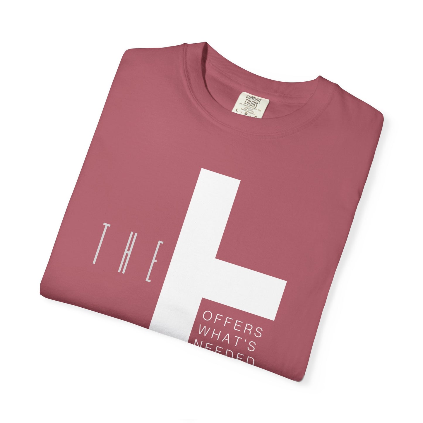 Adult T-Town Christian White Letters & Cross