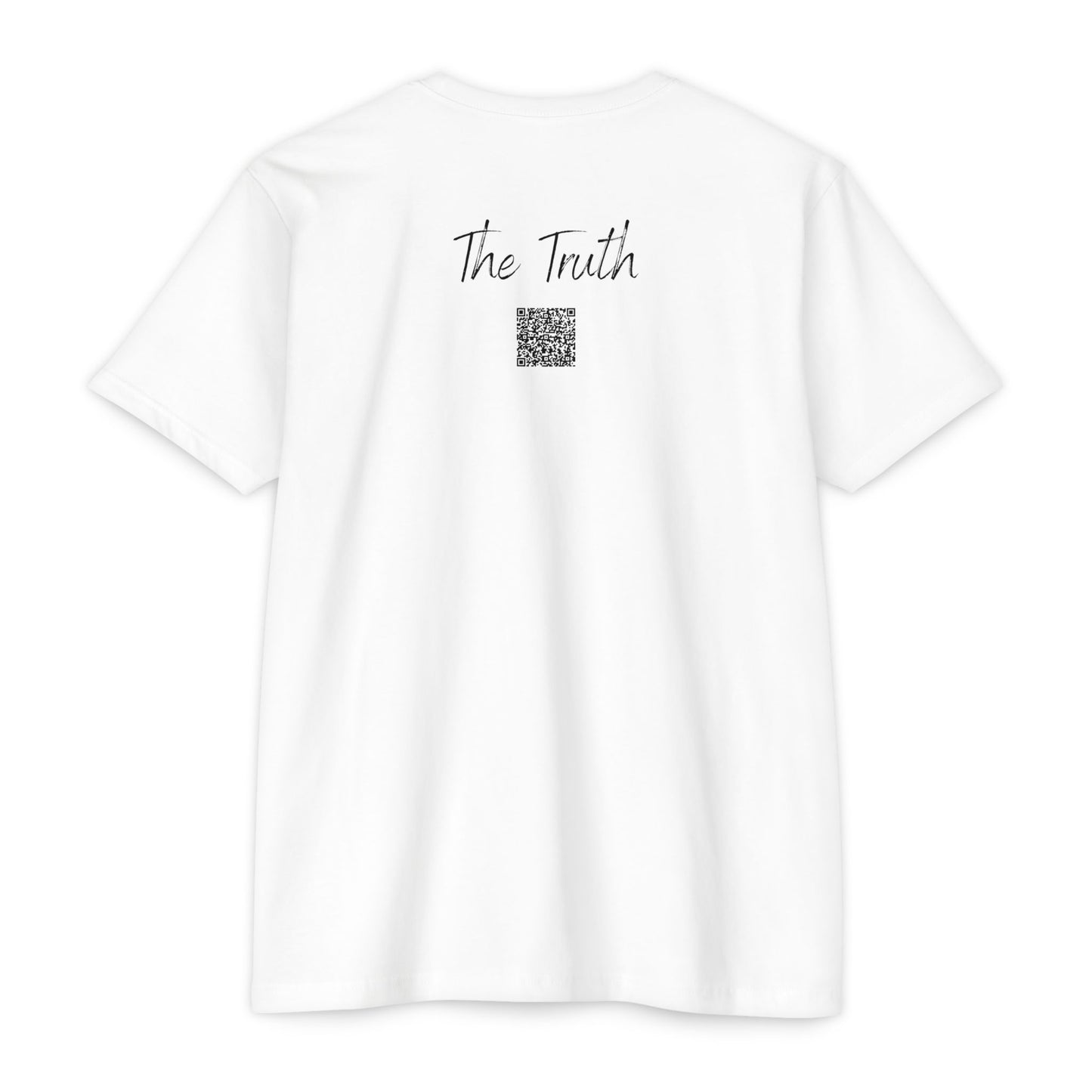The Truth QR Code Black Words