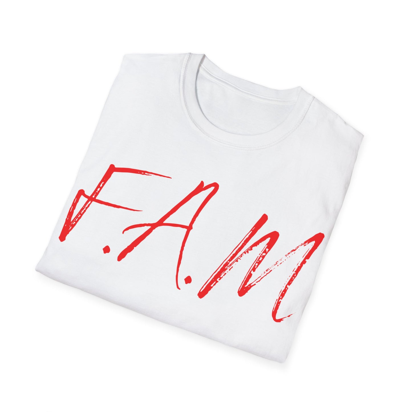 Fam Christian Red Letters & Image