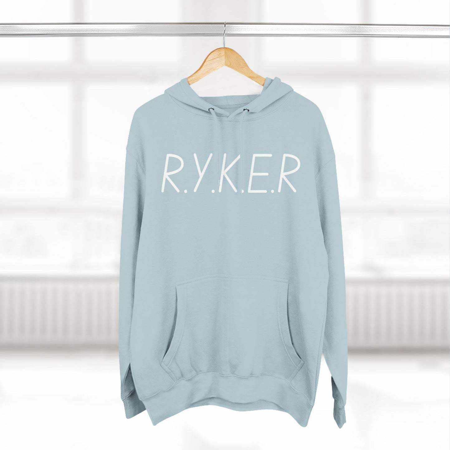 RYKER Christian White Letters Hoodie