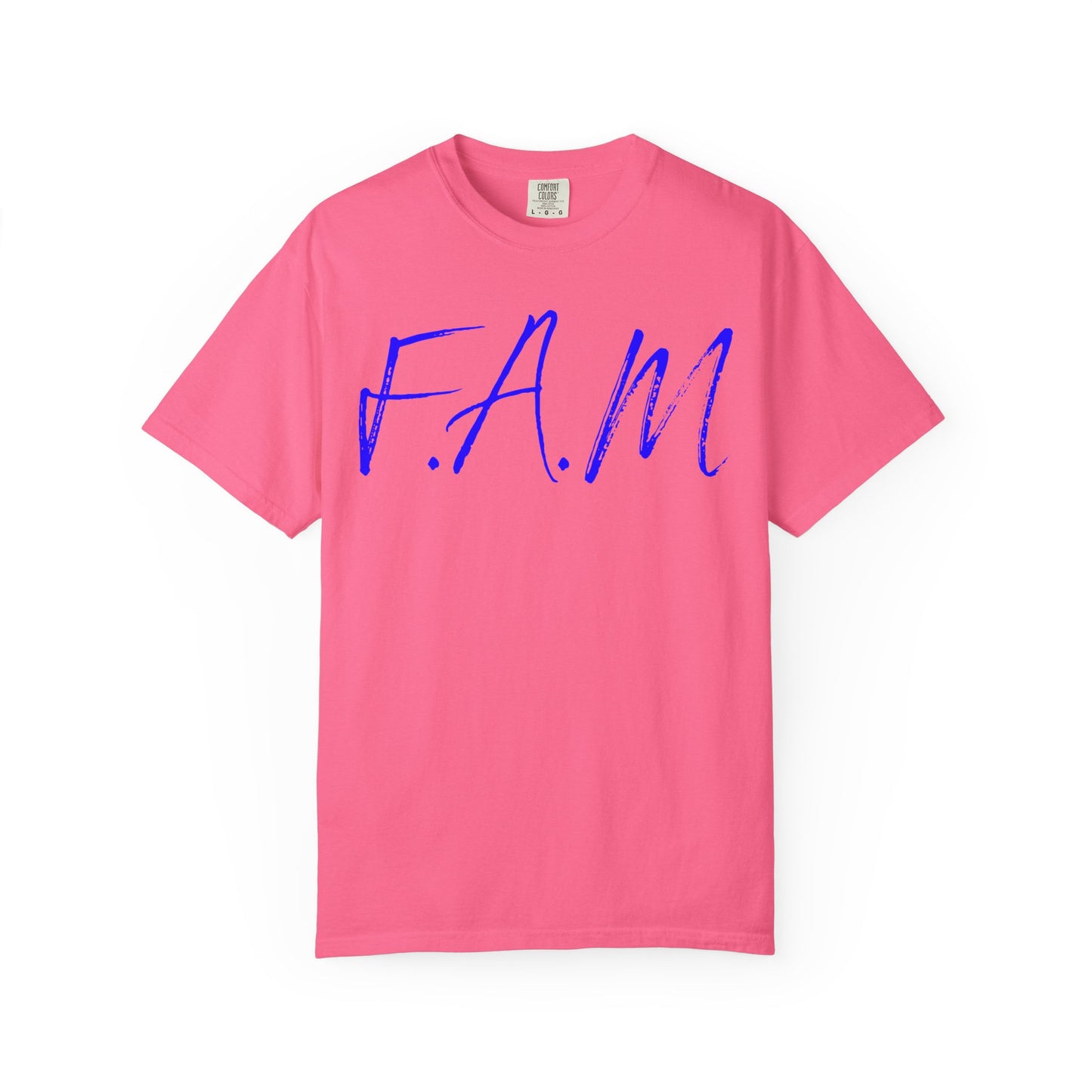 Fam Christian Blue Letters & Image