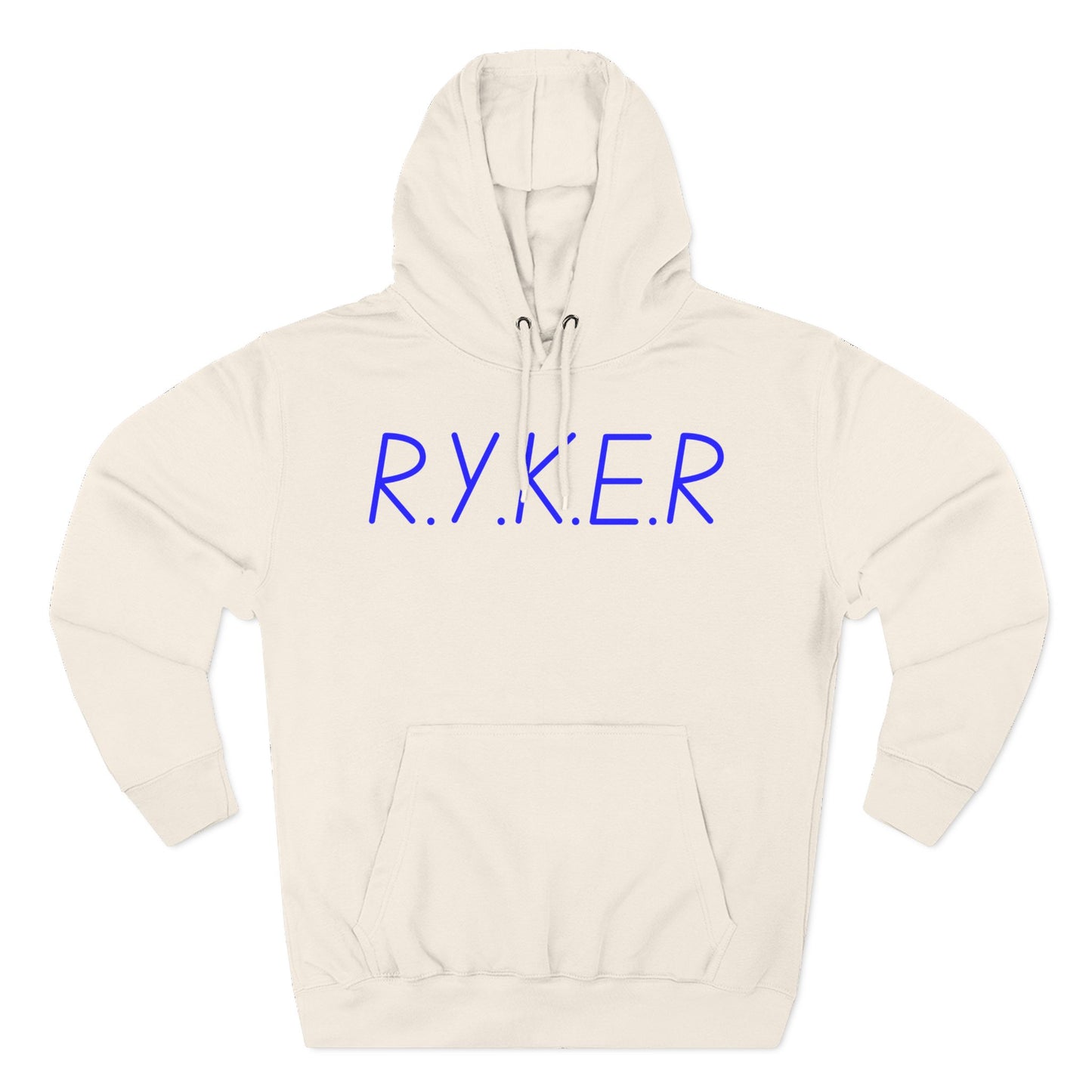 RYKER Christian Blue Letters Hoodie