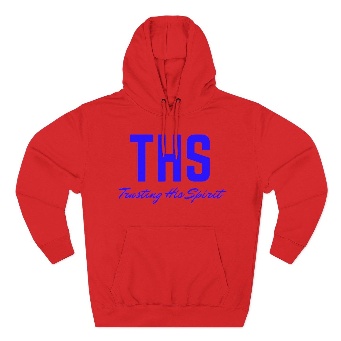 Adult THS Christian Blue Letters Hoodie