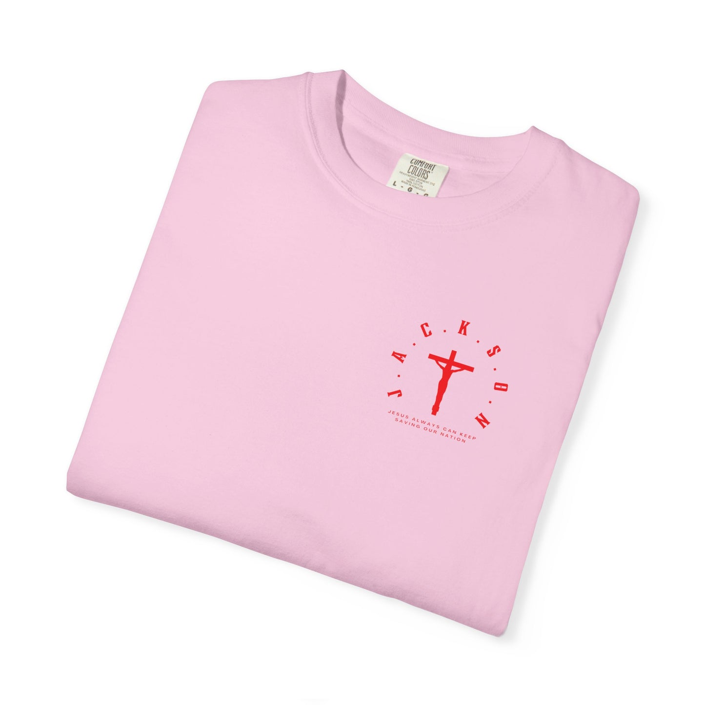 Jackson Believing Christian Red Letters & Cross