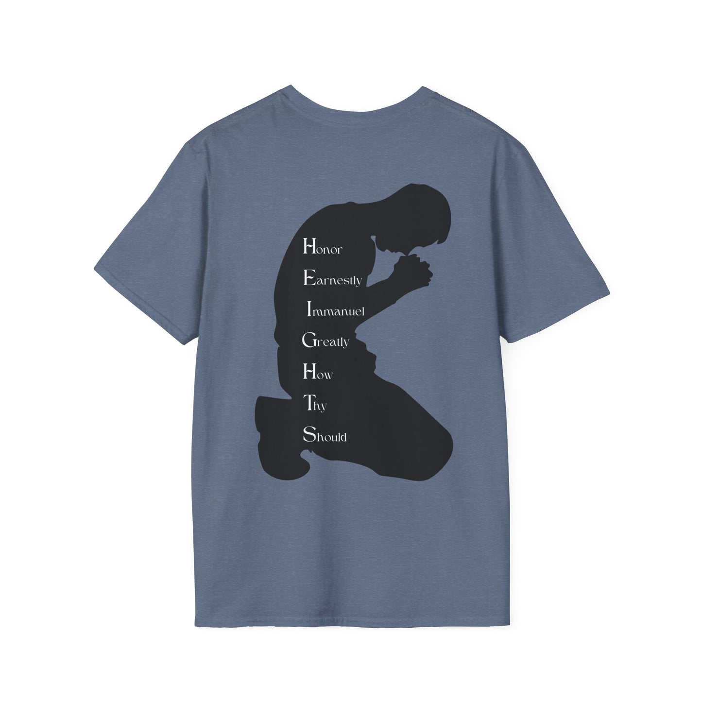 Heights Christian Black Letters & Image