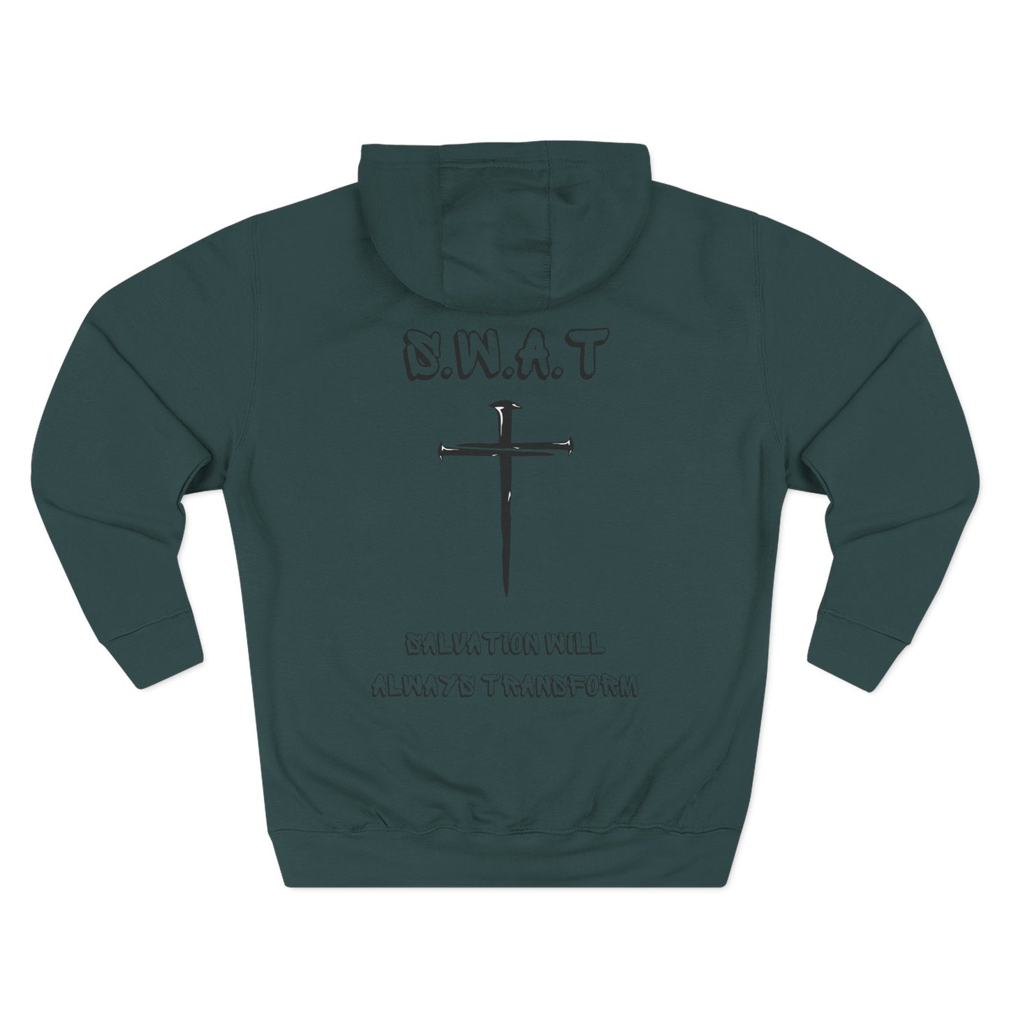 Swat Christian Black Words Hoodie