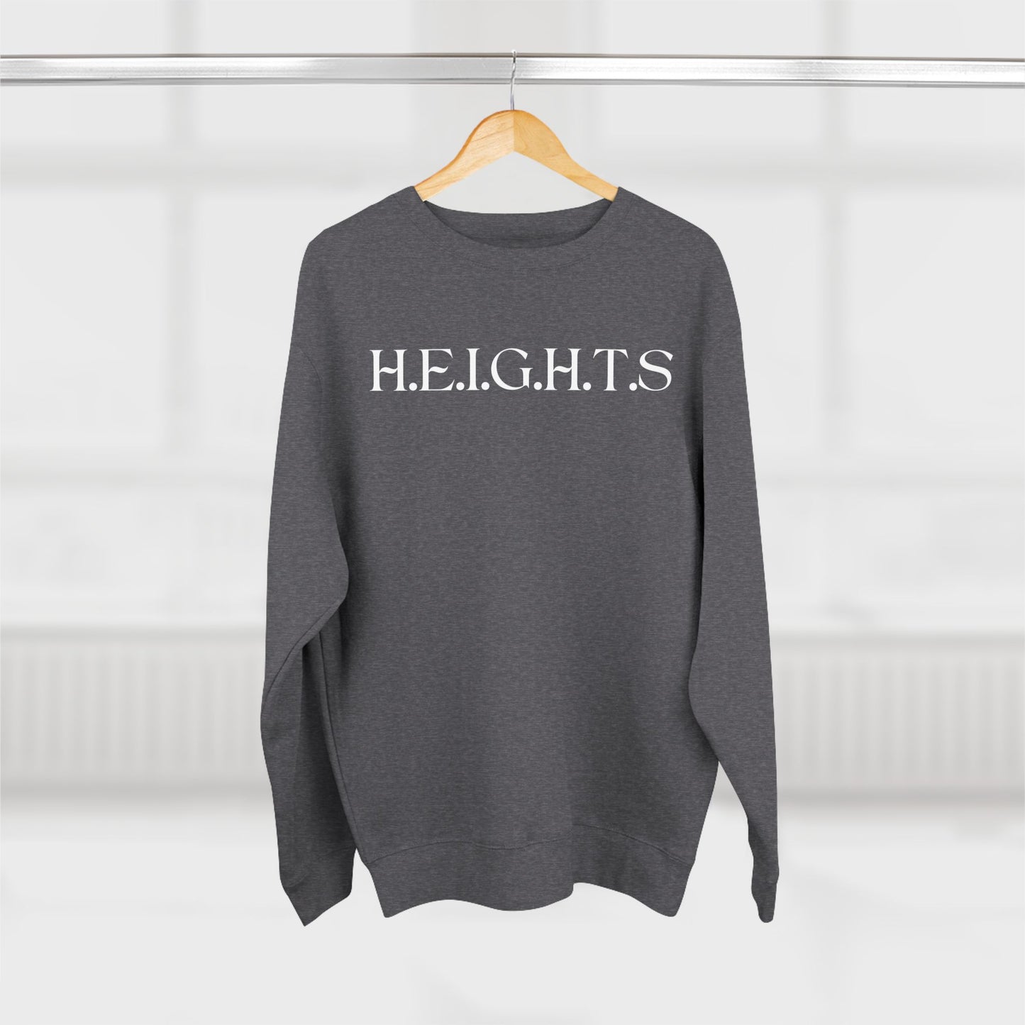 Heights Christian White Letters & Special Front