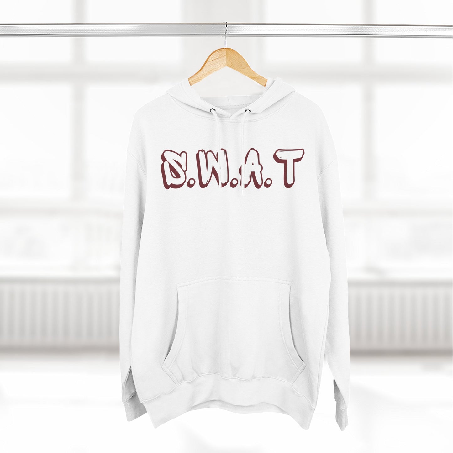 Swat Christian Marron Words Hoodie