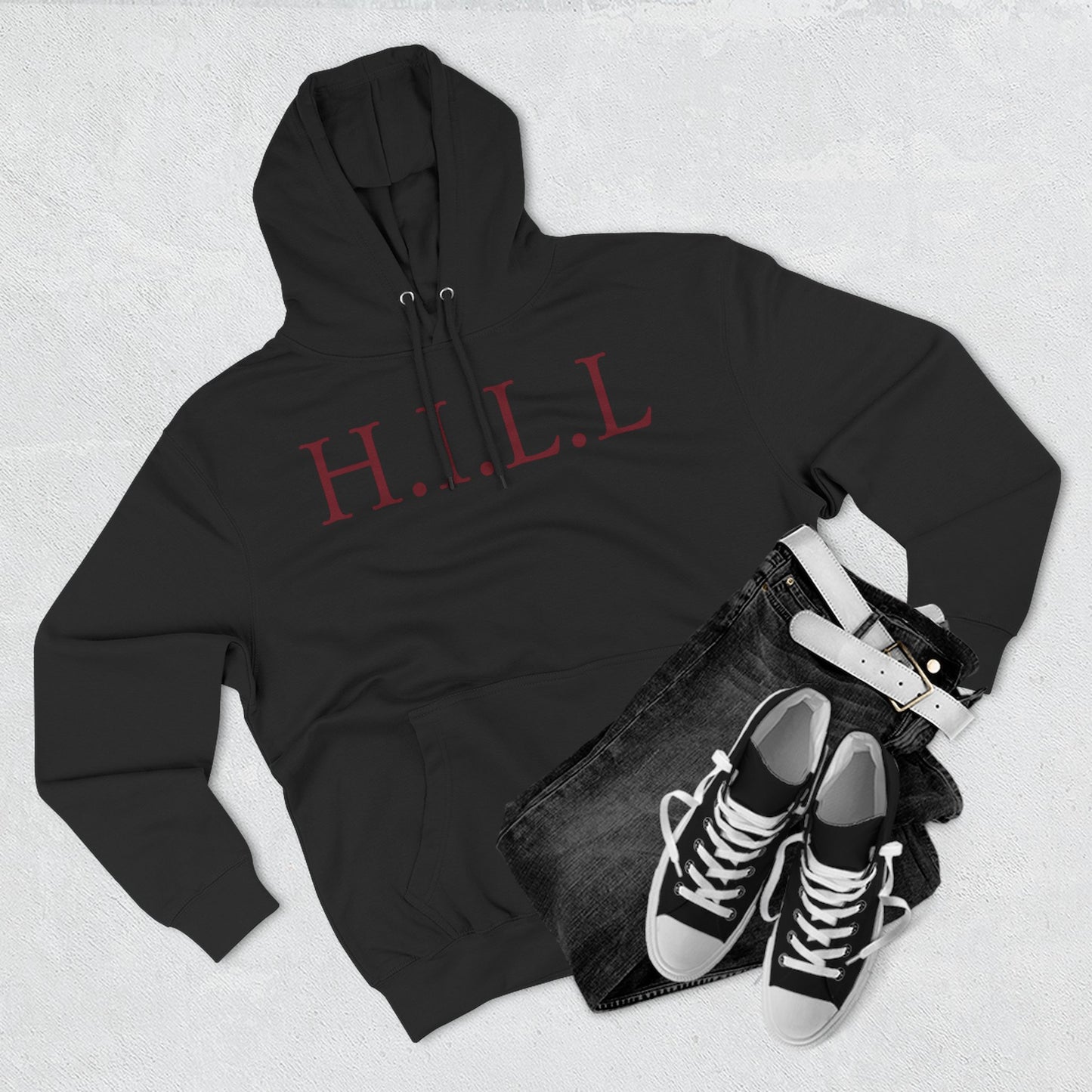 Hill Christian Marron Words Hoodie