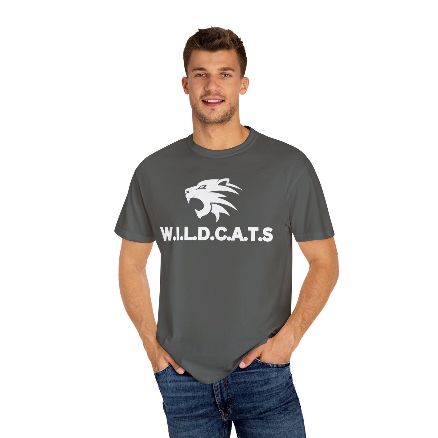 Wildcats Christian White Letters & Image Specialty