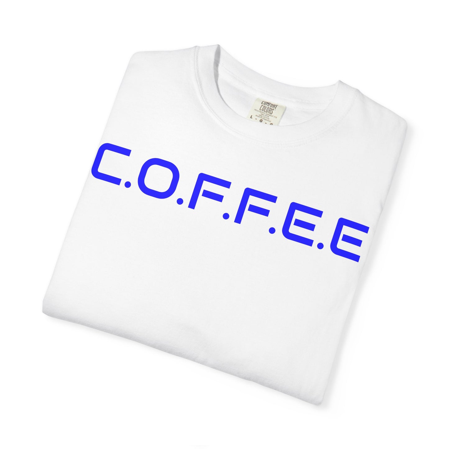 Adult Coffee Christian Blue Words Only