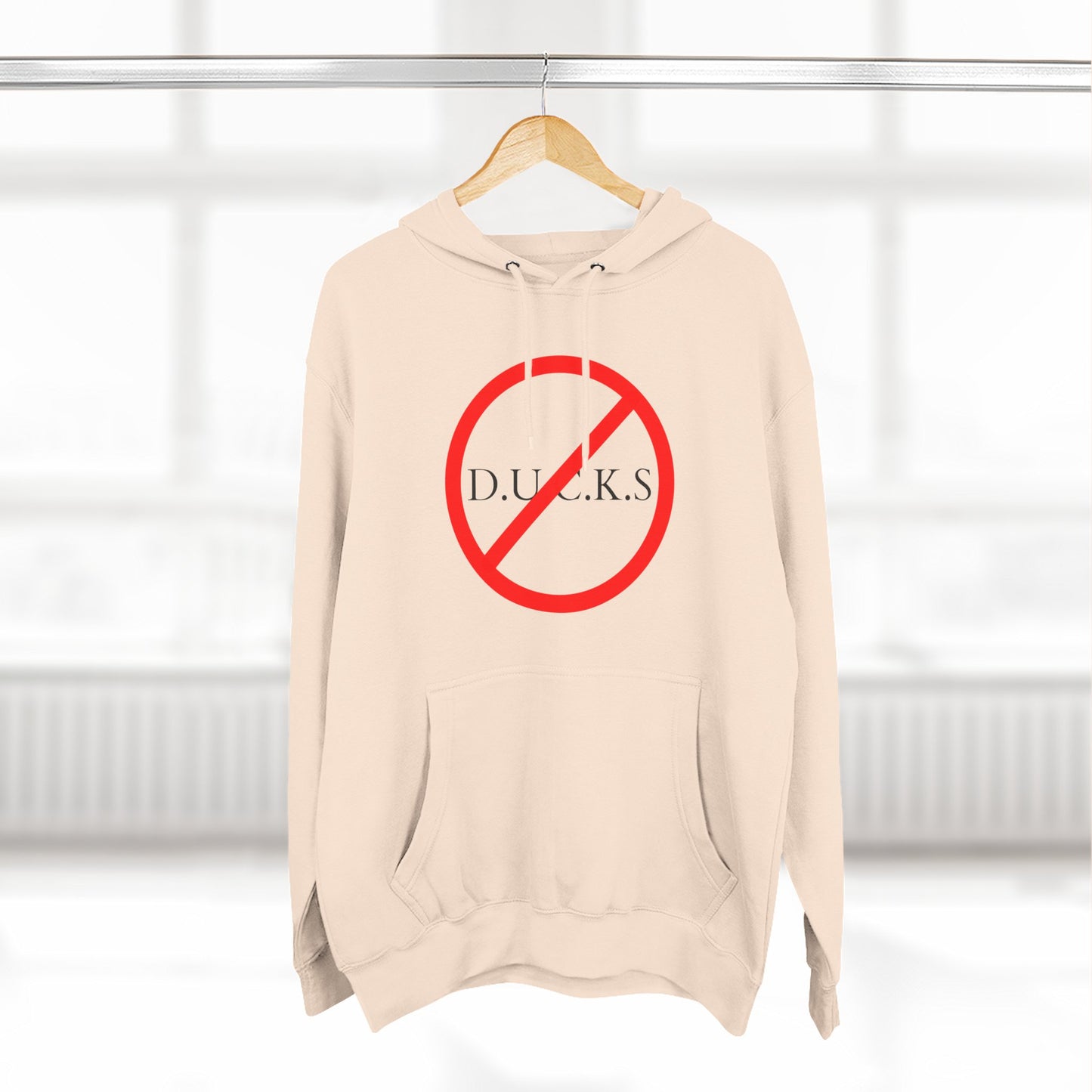 Ducks Christian Black Words Hoodie