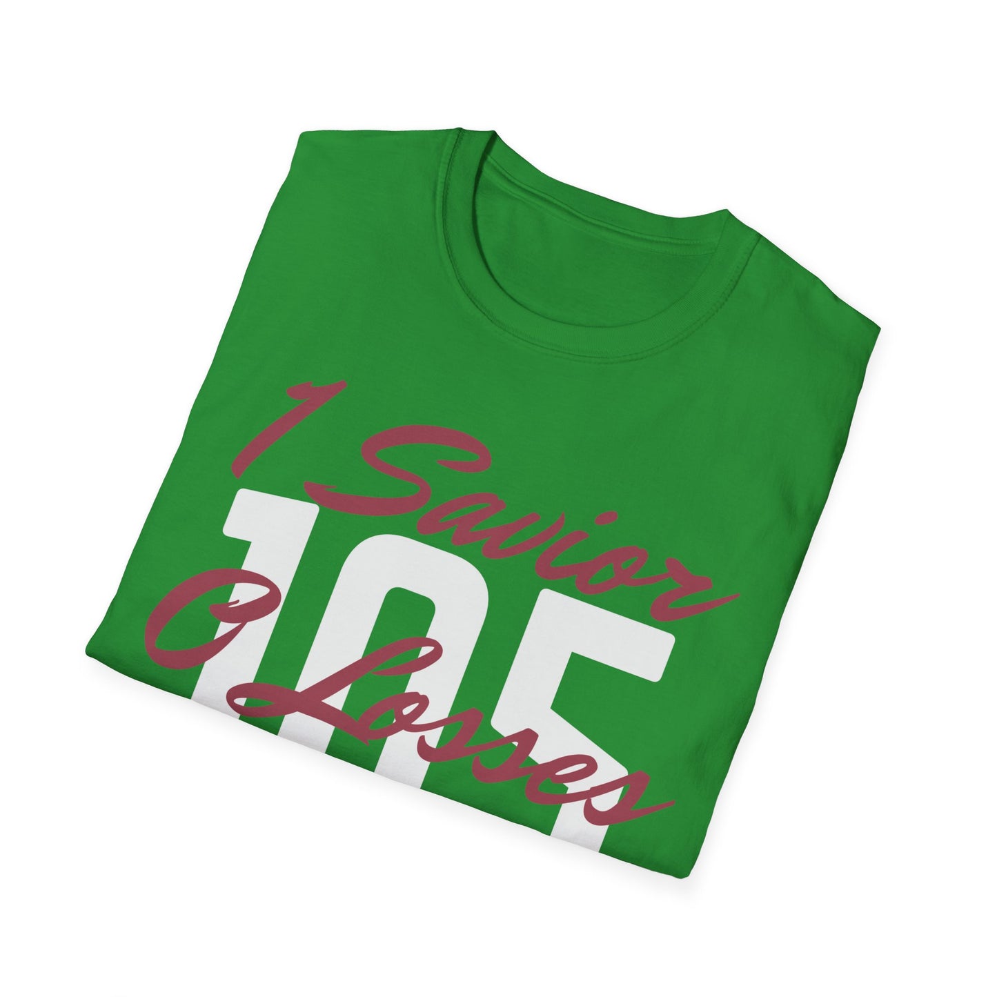 Adult 105 Christian Marron and White Letters