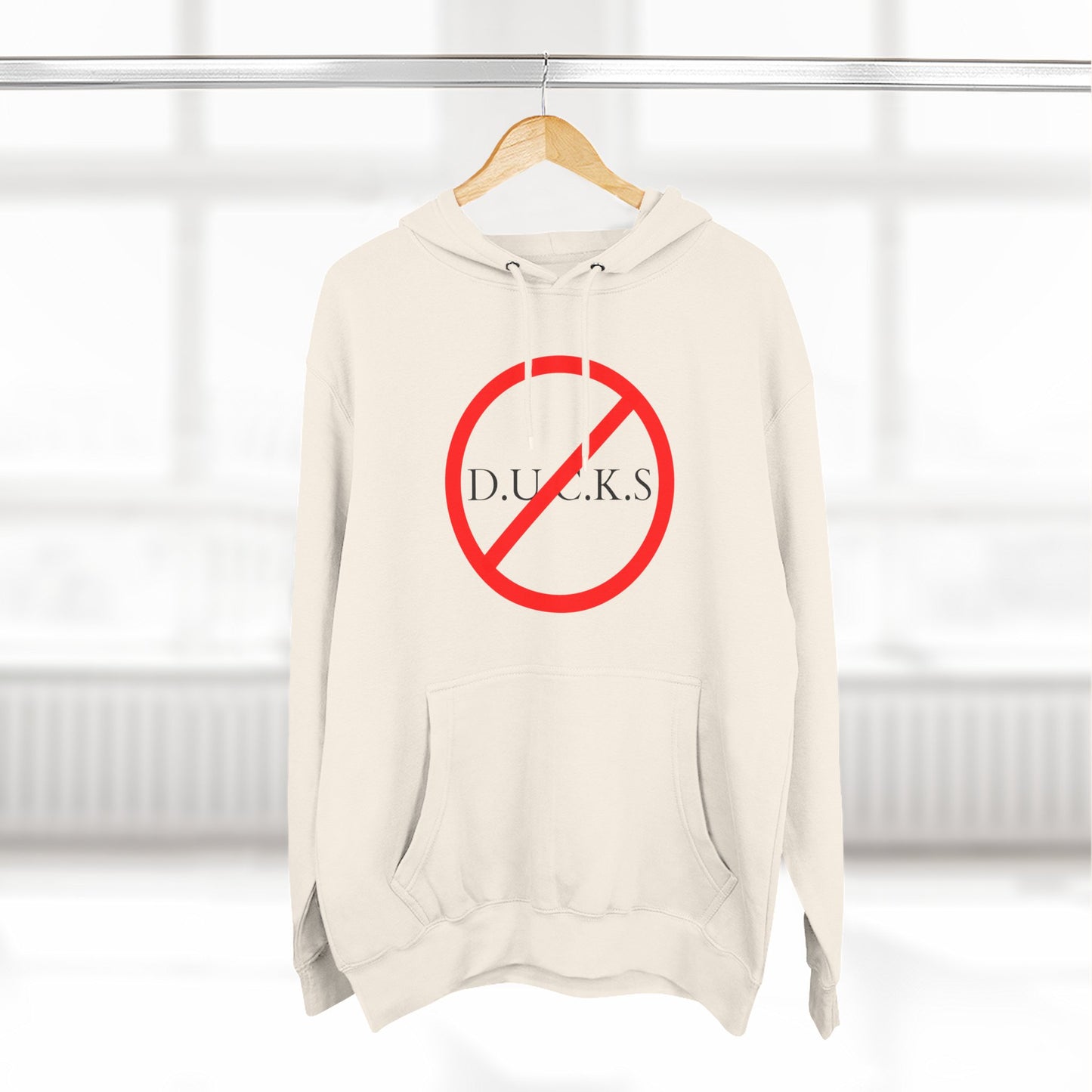 Ducks Christian Black Words Hoodie
