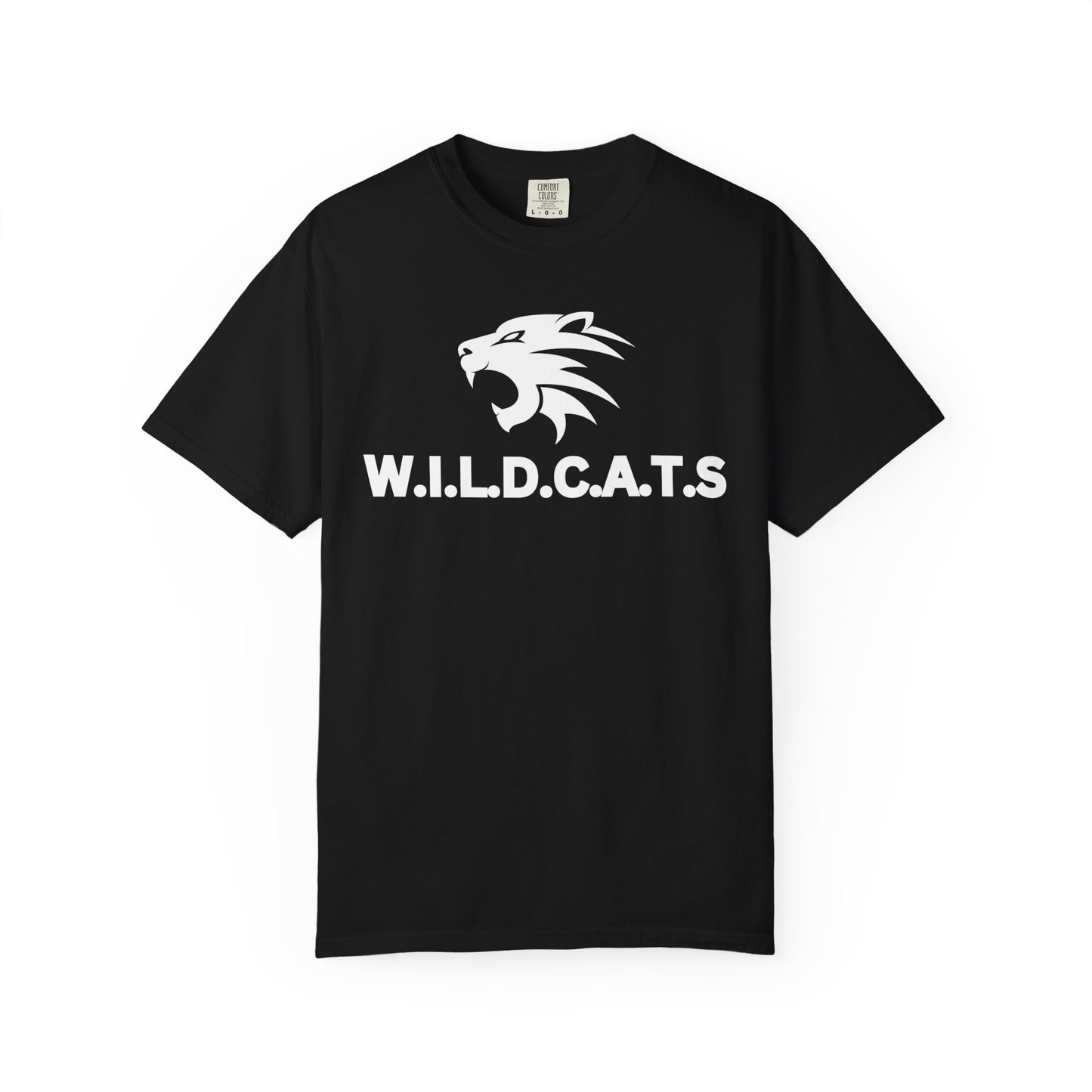 Wildcats Christian White Letters & Image Specialty