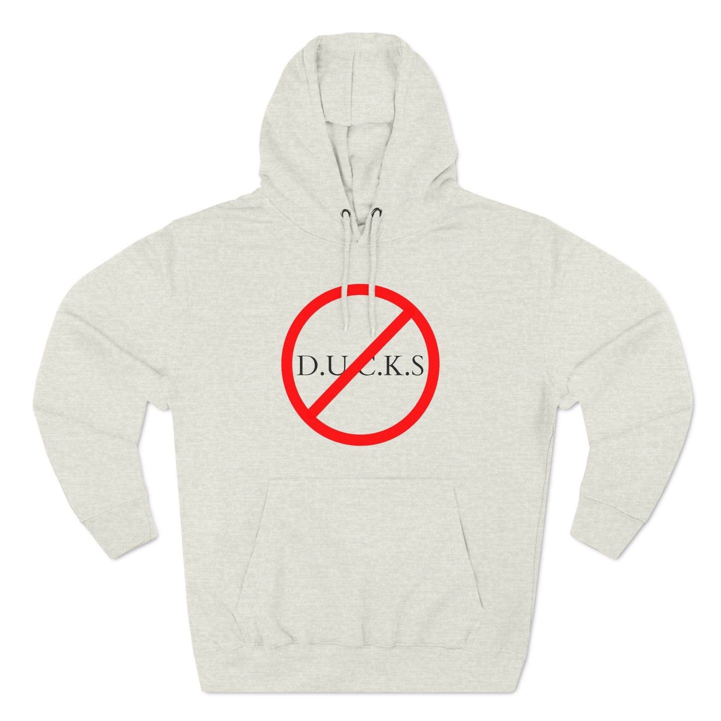 Ducks Christian Black Words Hoodie