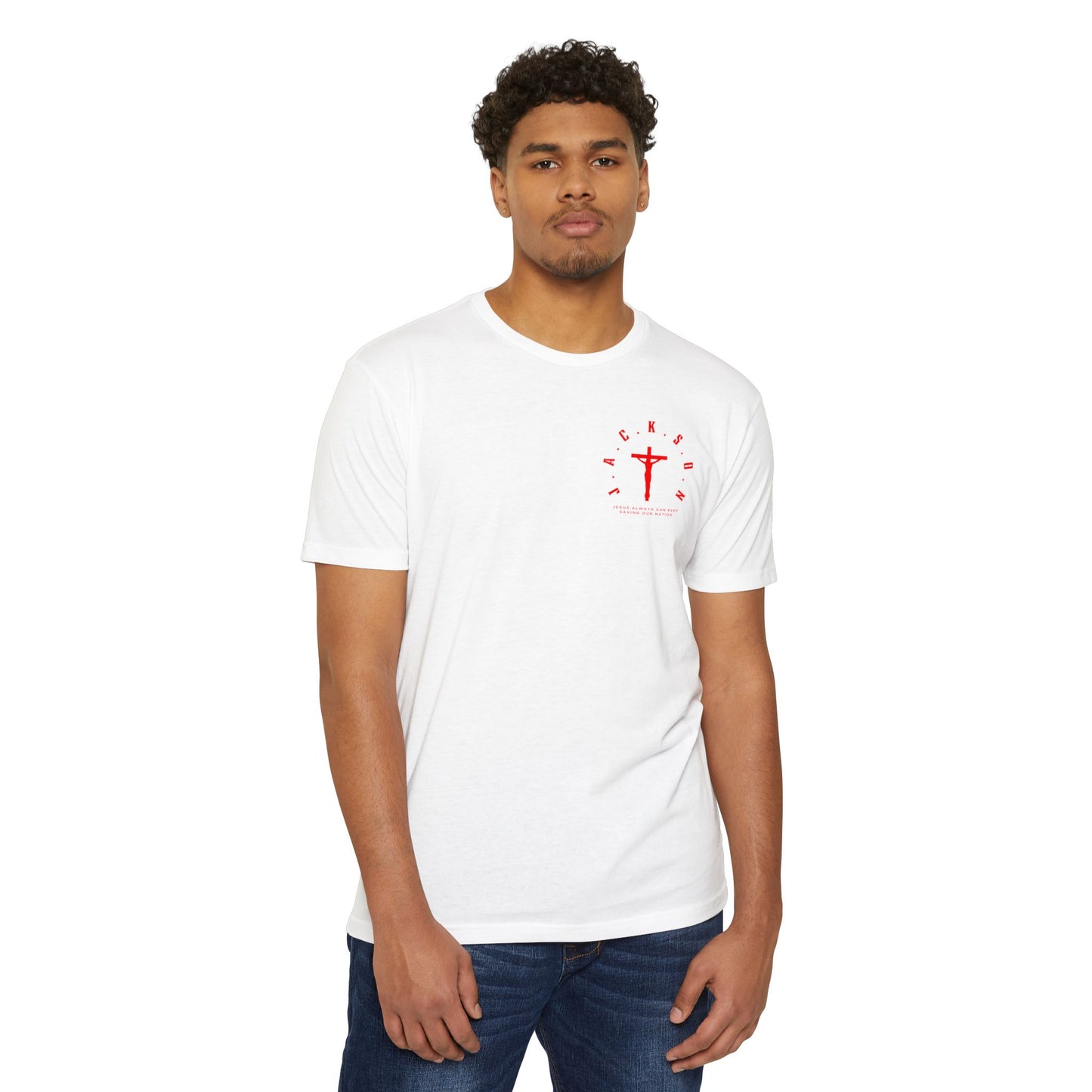 Jackson Red Cross & Letters Blended