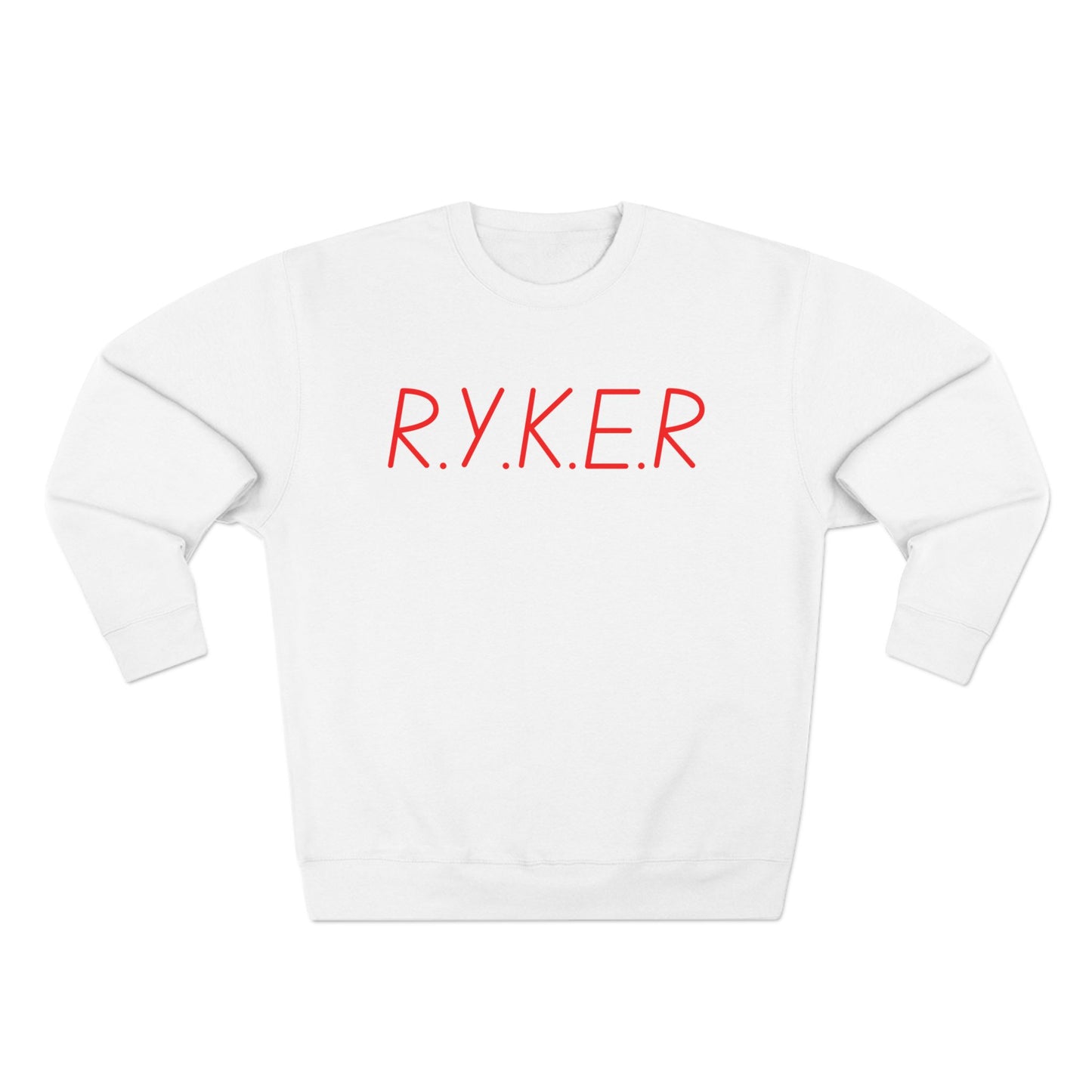 RYKER Christian Red Letters Crewneck