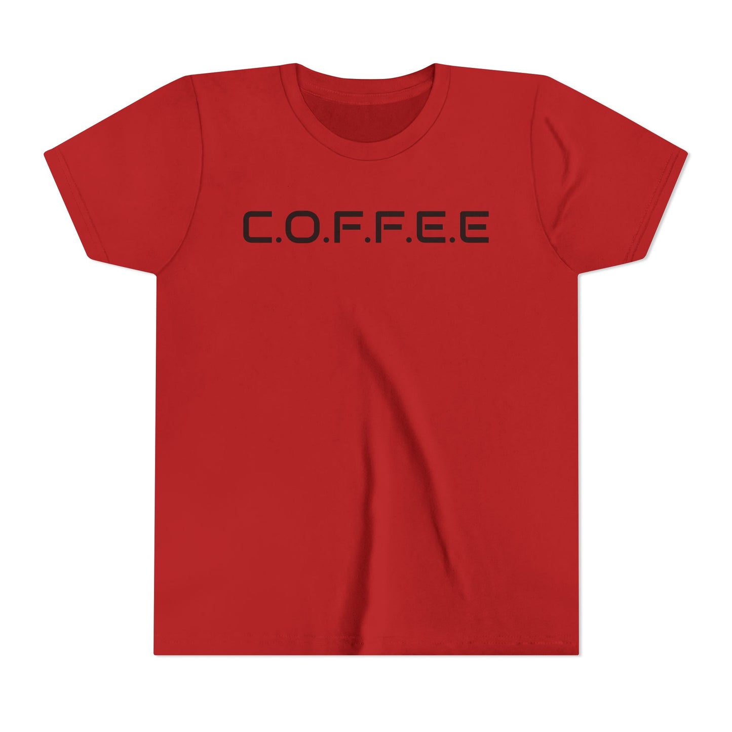 Youth Adult Coffee Christian Black Words Only