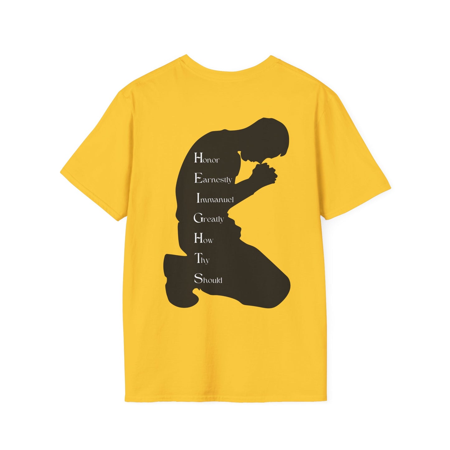 Heights Christian Black Letters & Image
